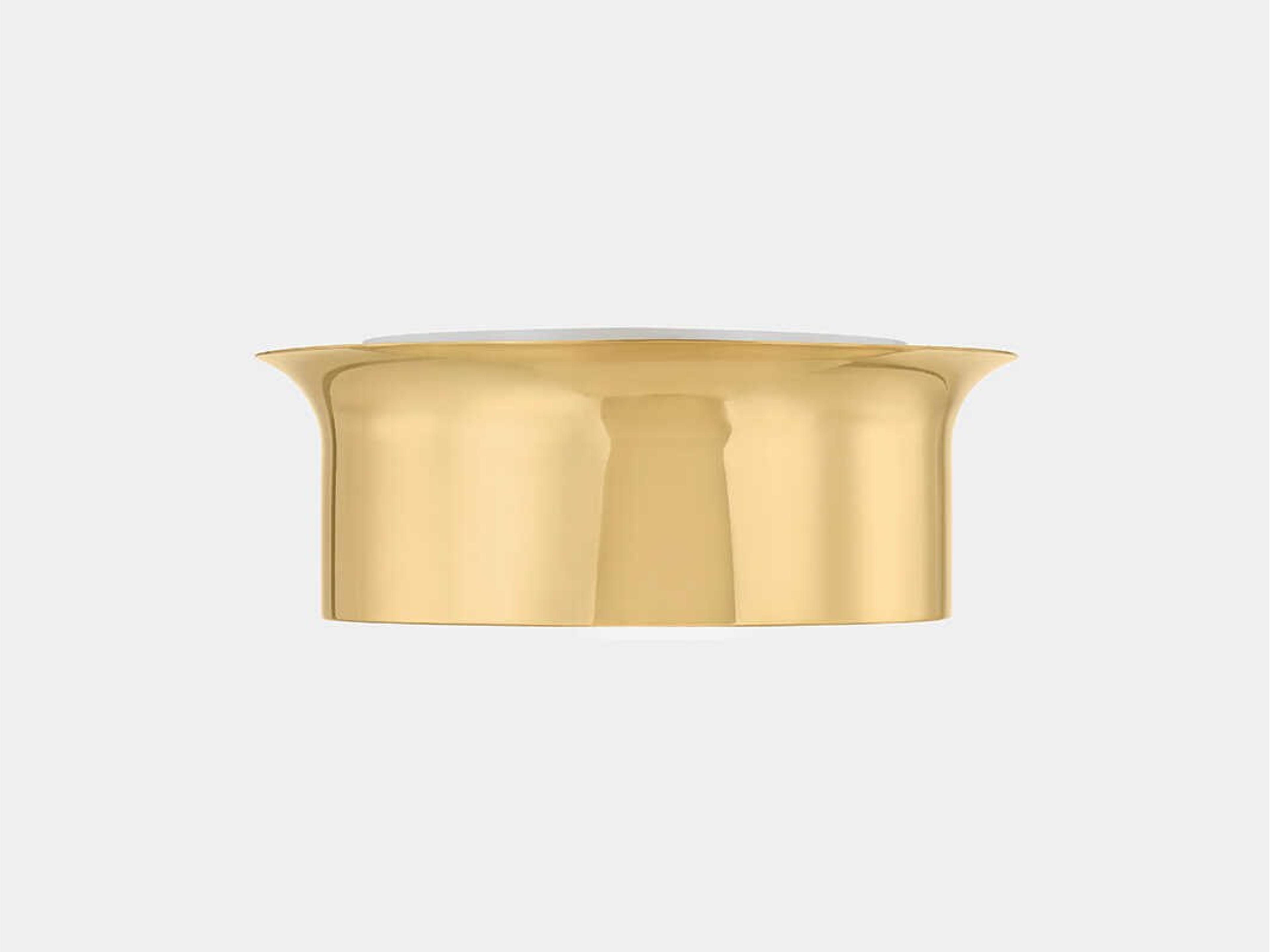 Hudson Valley Noxon 1-Light Aged Brass Round Flush Mount