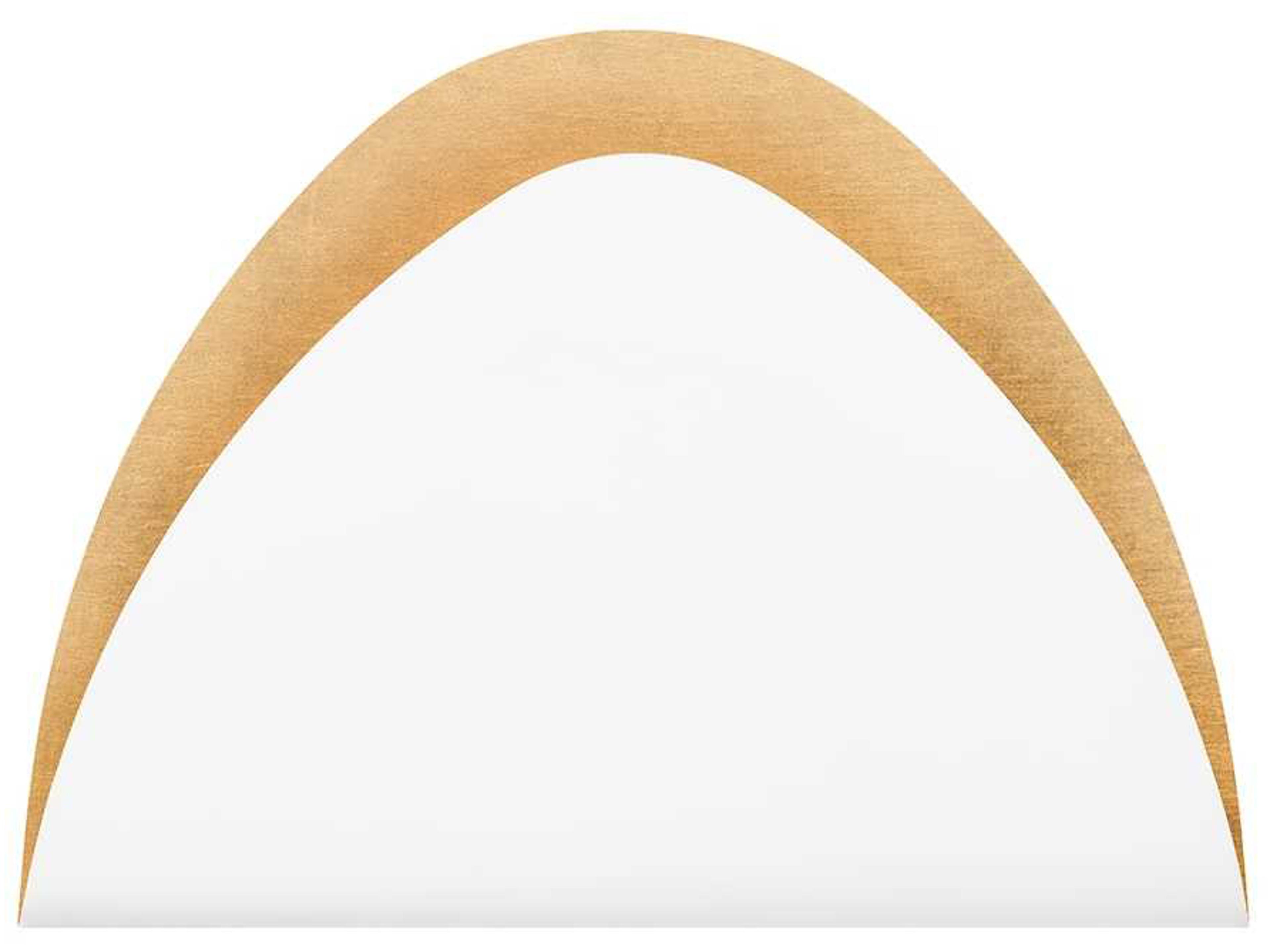 Hudson Valley Myers 1-Light Gold Leaf Soft White LED Wall Sconce