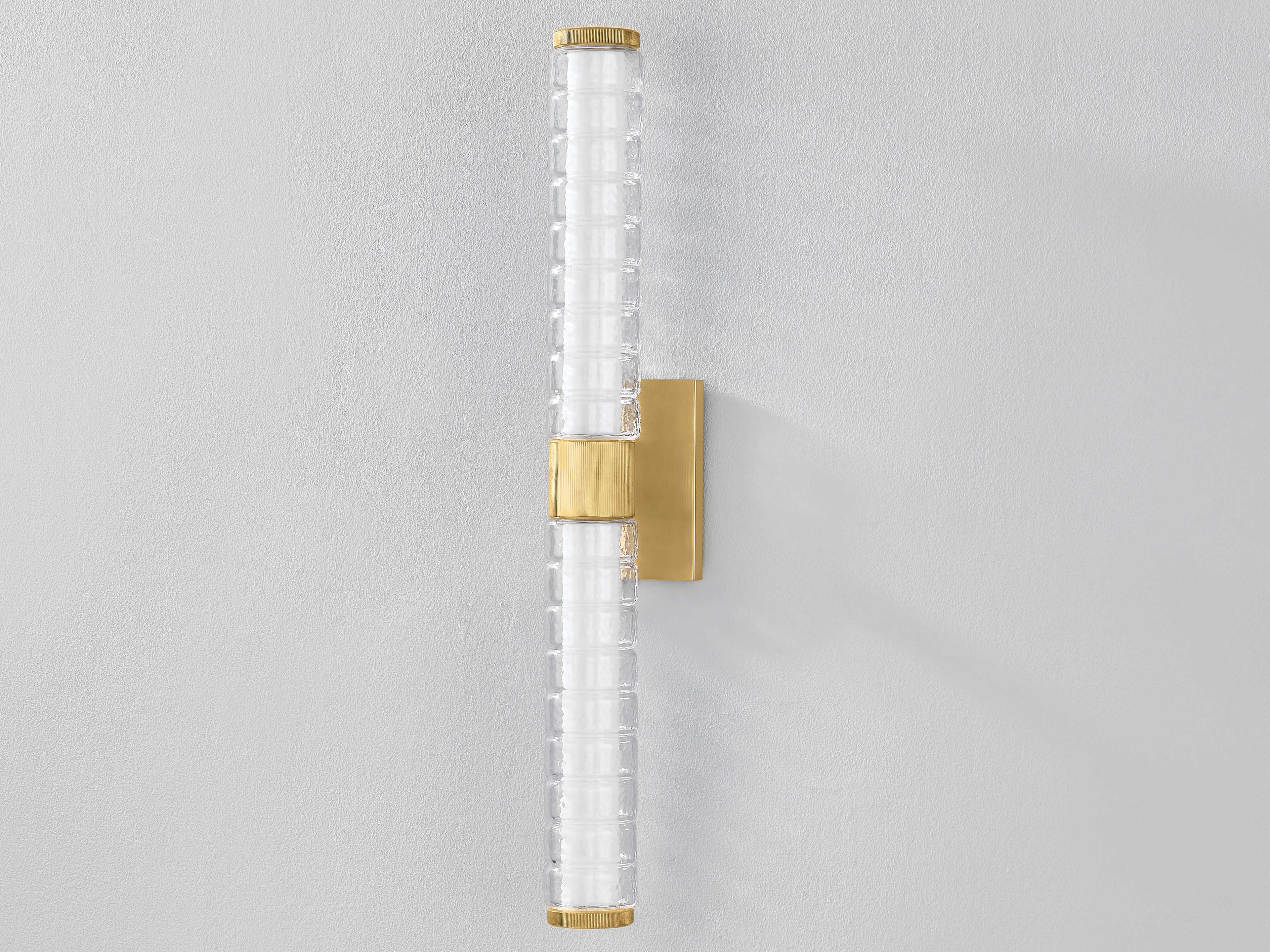 Hudson Valley Castor 2-Light Aged Brass Wall Sconce