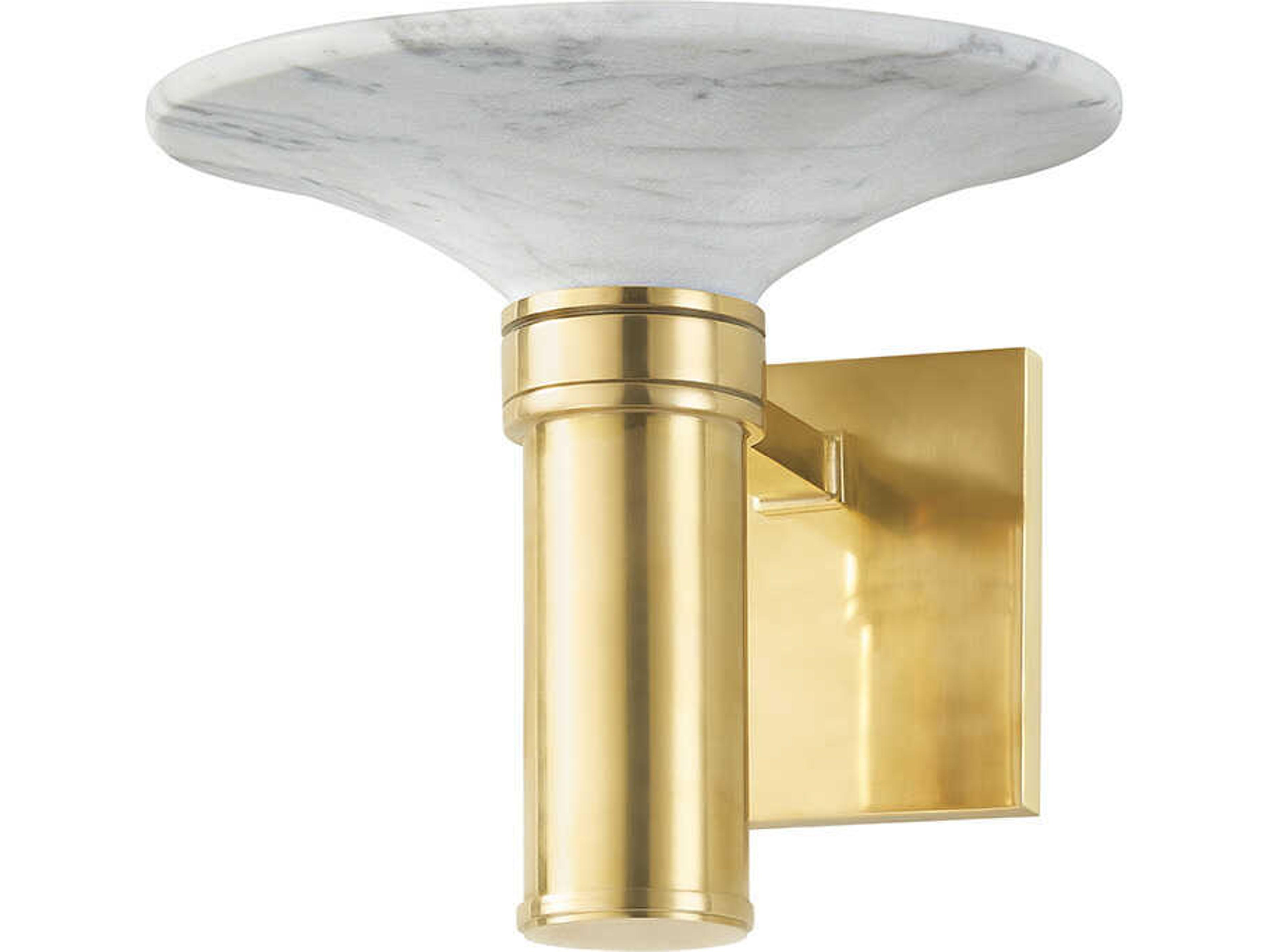 Brann 1-Light Aged Brass Wall Sconce