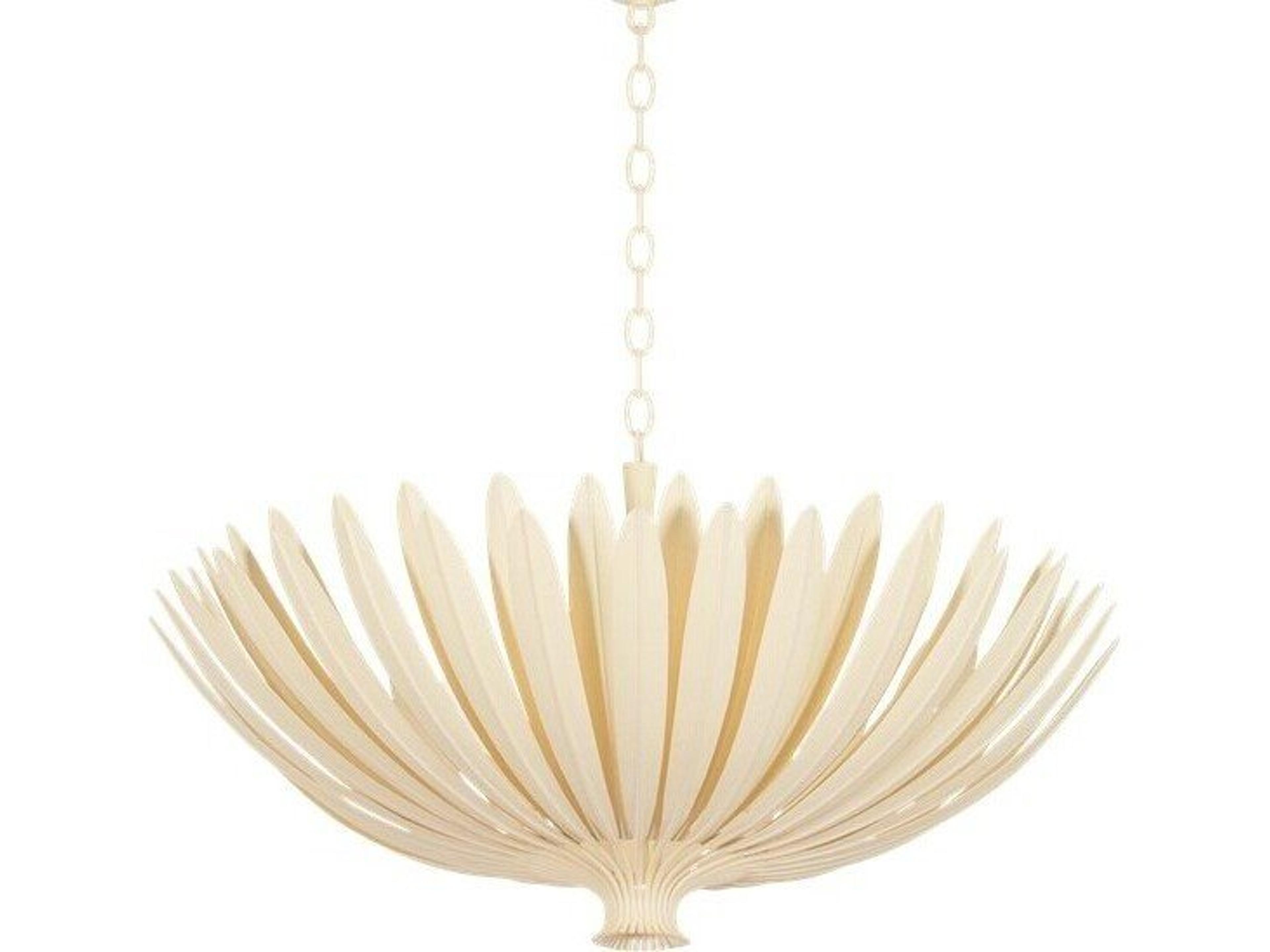 Whitfield 8-Light Cream Plaster Off White Traditional Bowl Pendant