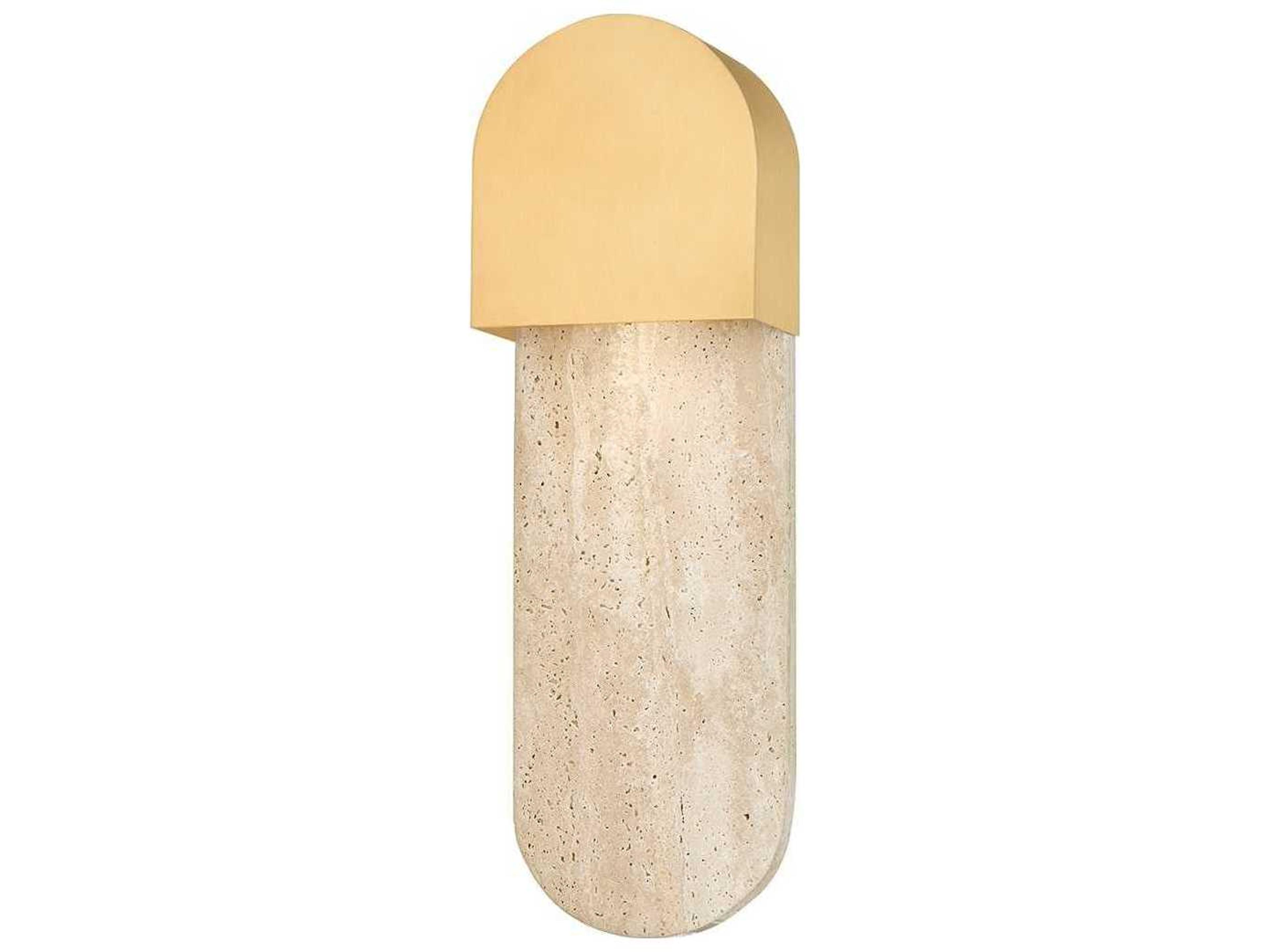 Hobart 1-Light Aged Brass Wall Sconce