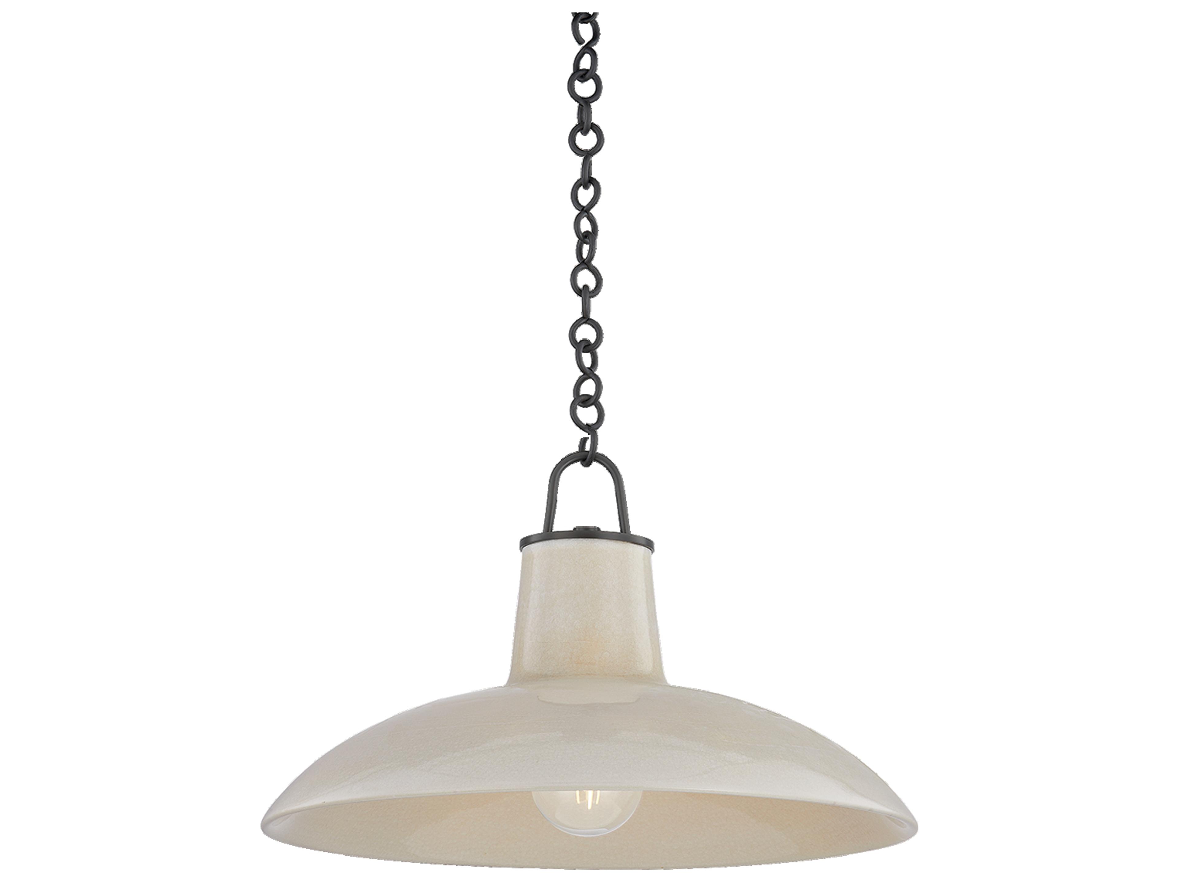 Pottersville 1-Light Bronze Dome Pendant