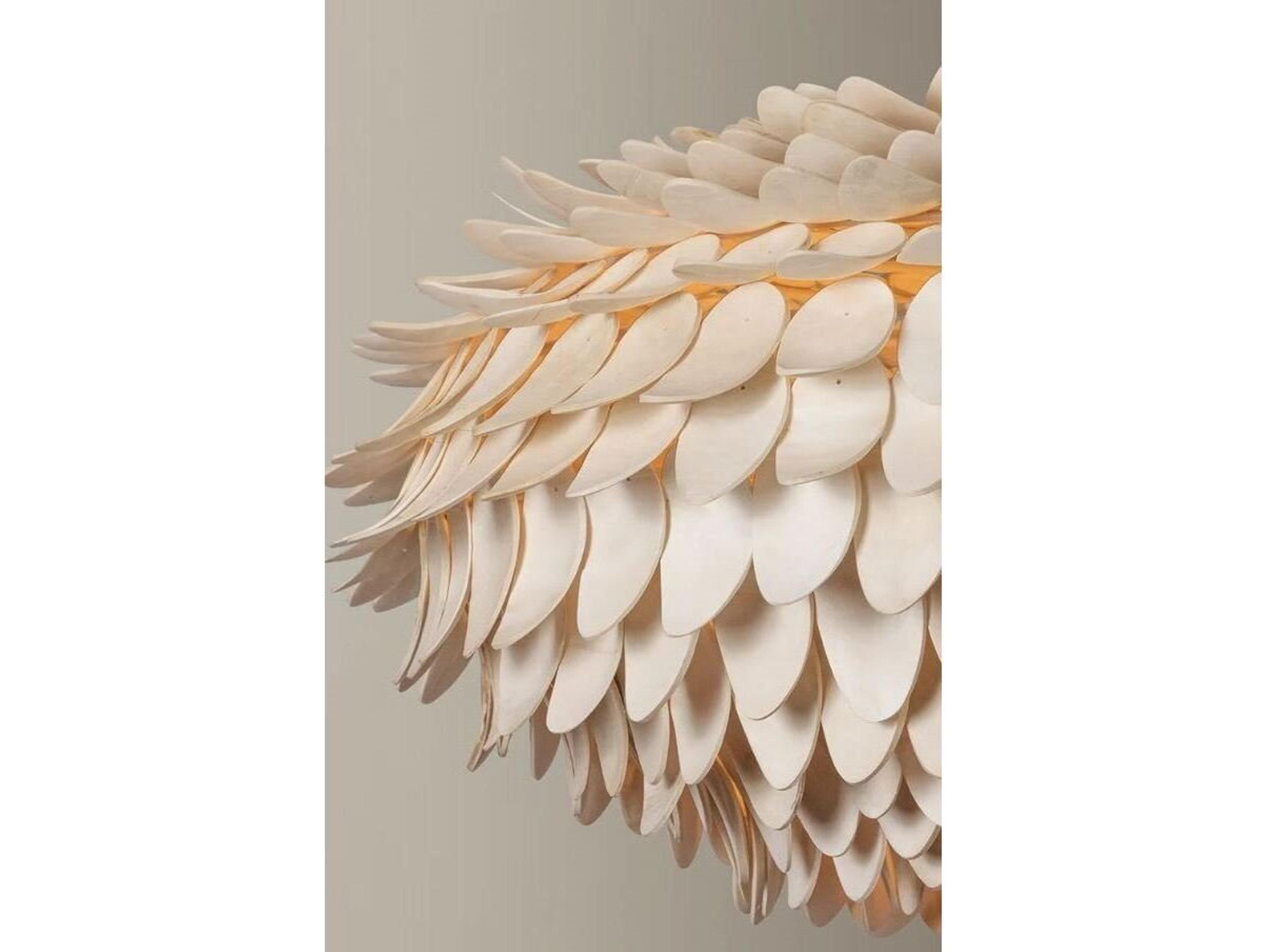 Hudson Valley Alsen 3-Light White Plaster Round Pendant