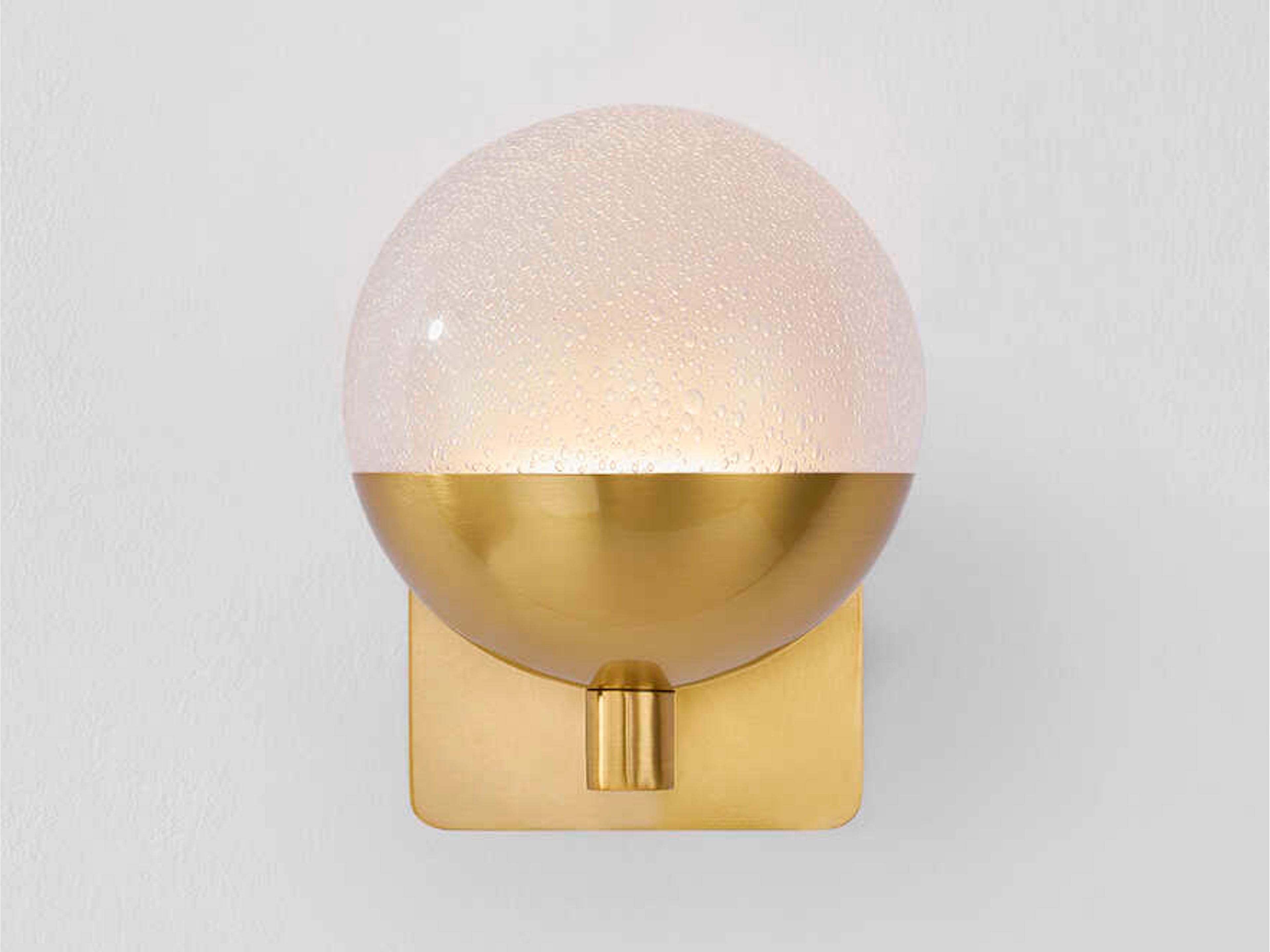 Hudson Valley Rochford 1-Light Aged Brass Wall Sconce