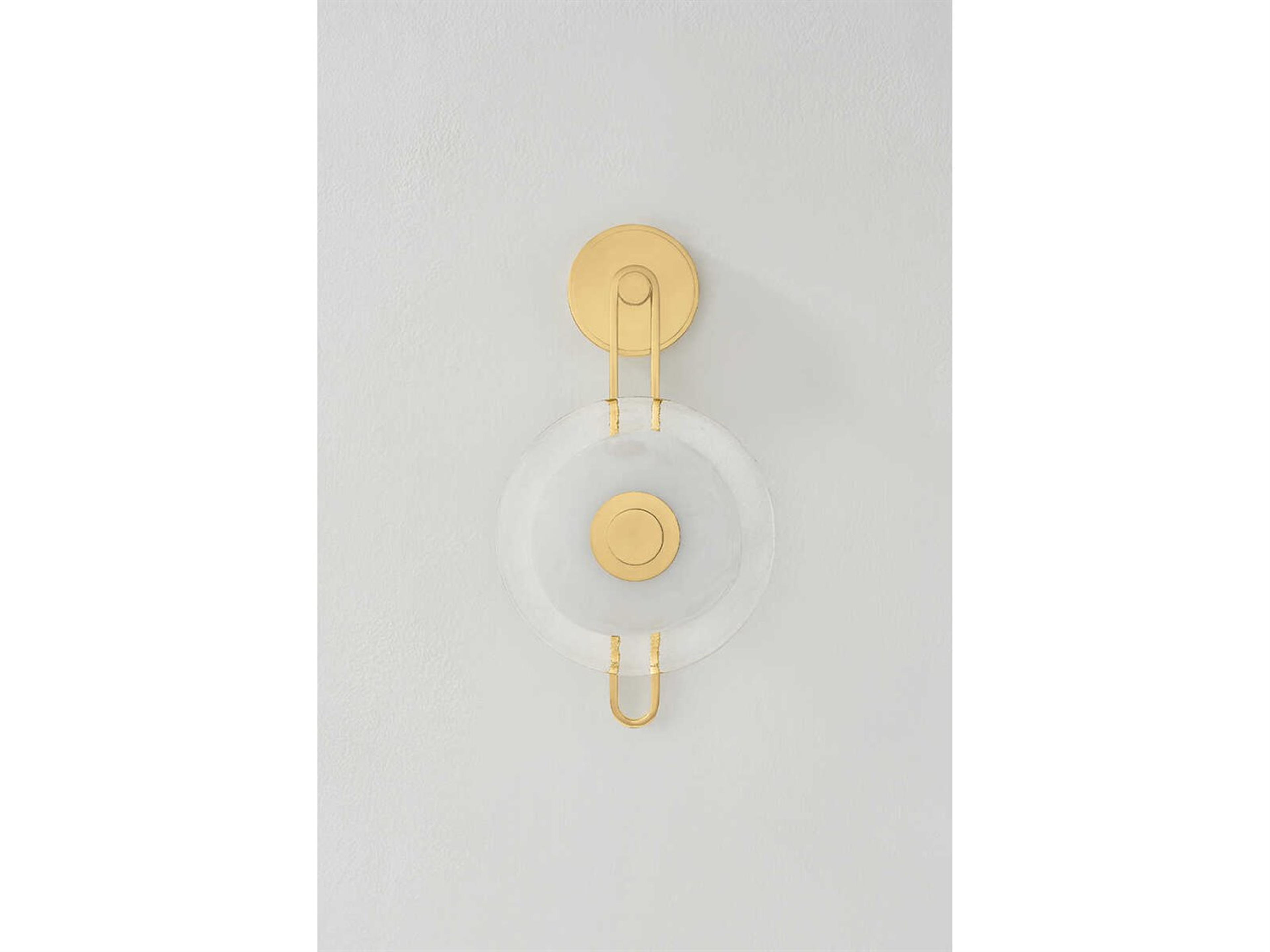 Hudson Valley Keuka Park 1-Light Aged Brass Wall Sconce