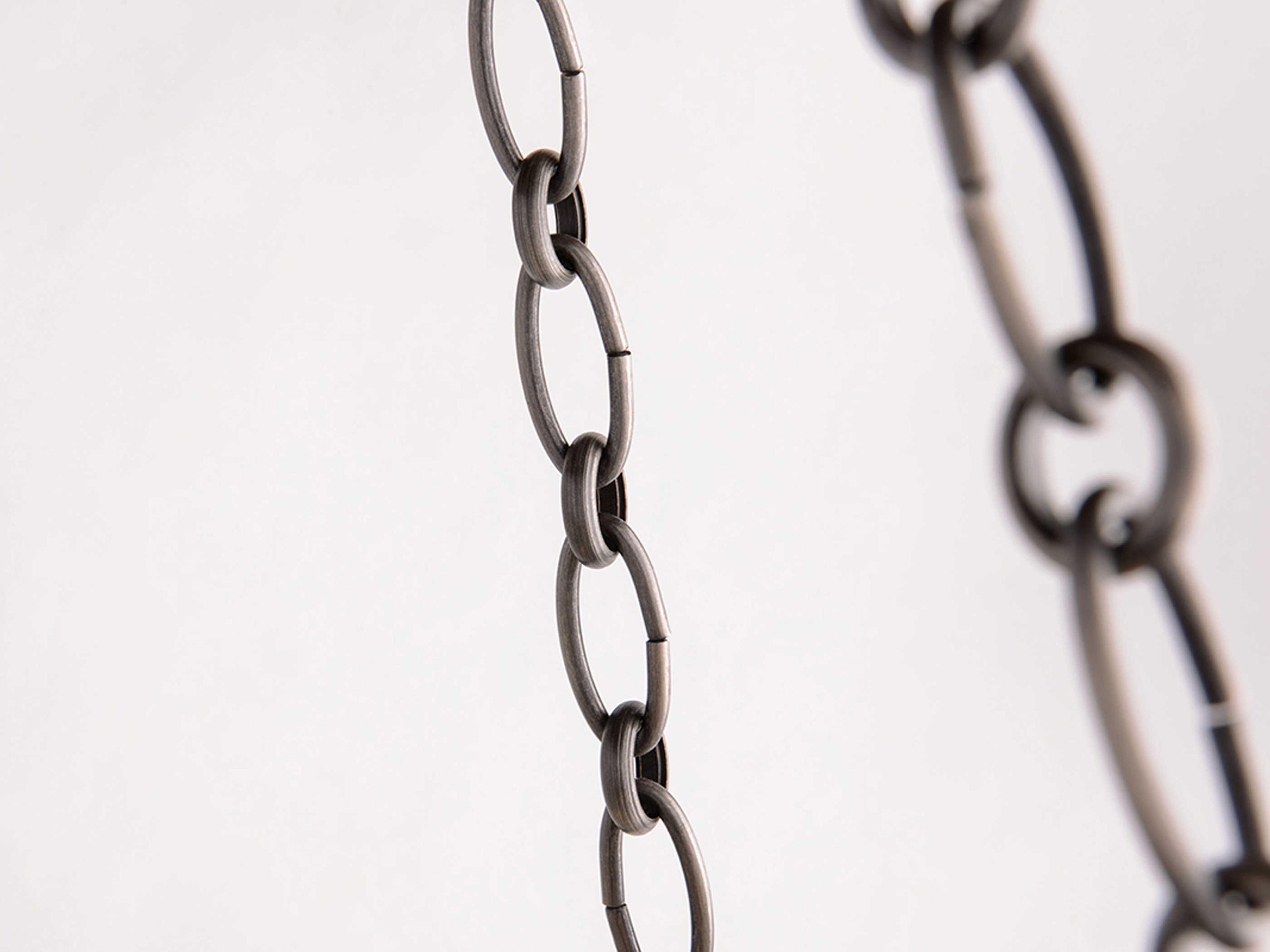 Hudson Valley Gaines 6-Light Aged Old Bronze Glass LED Drum Pendant