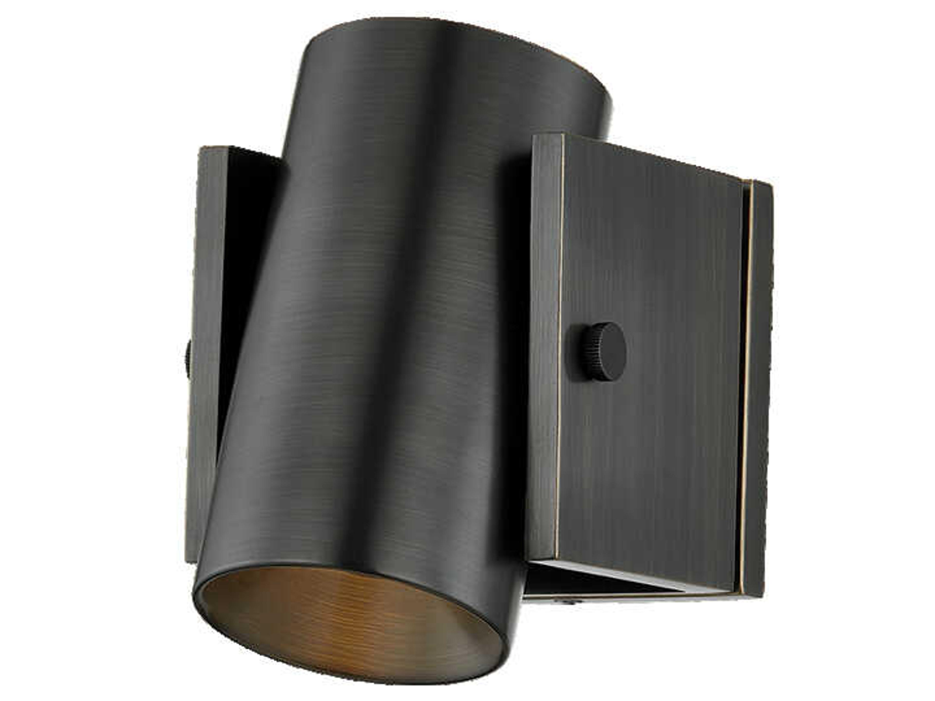 Nowra 1-Light Distressed Bronze Wall Sconce