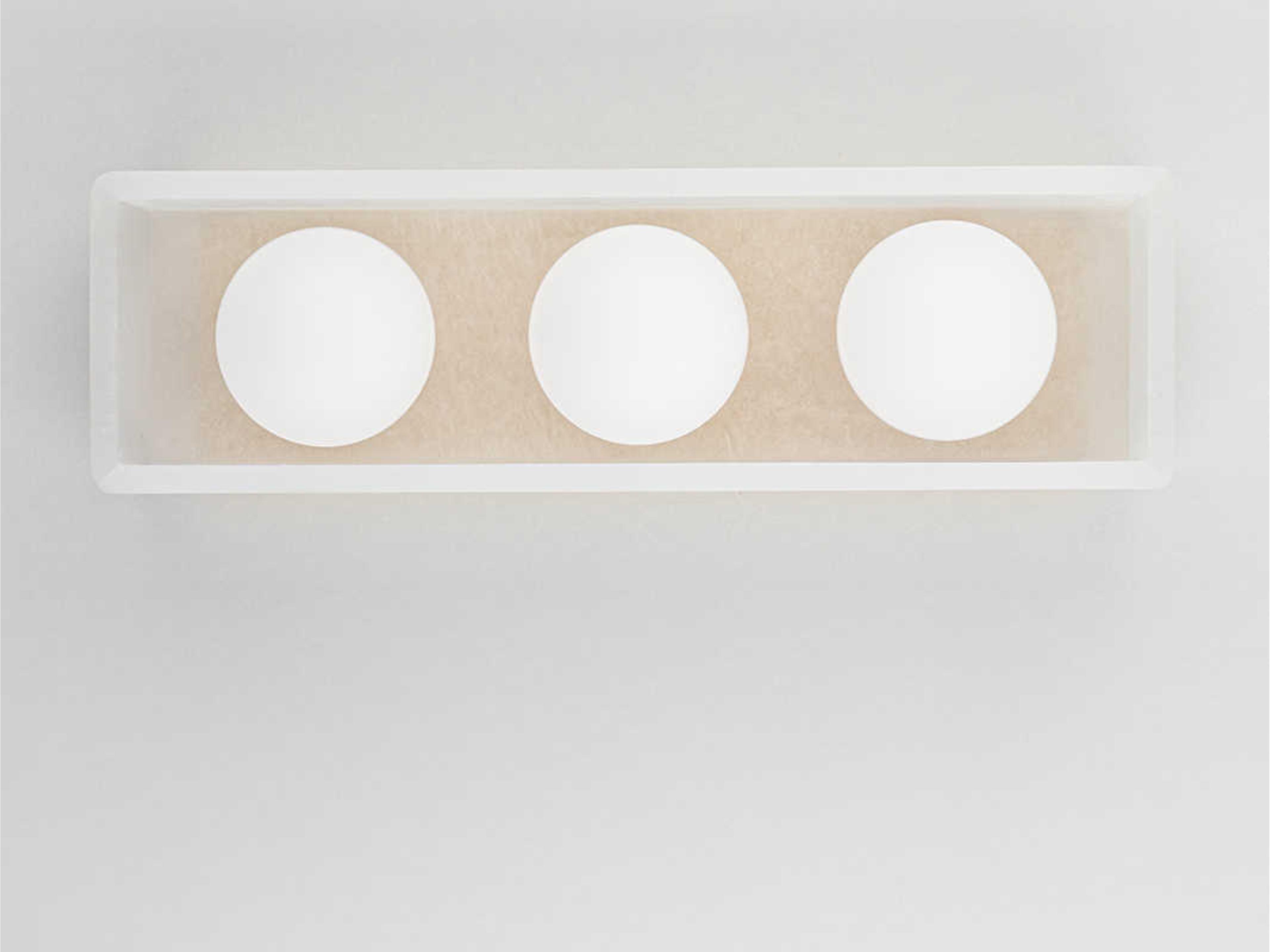 Hudson Valley Budnick 3-Light Aged Brass Glass LED Vanity Light