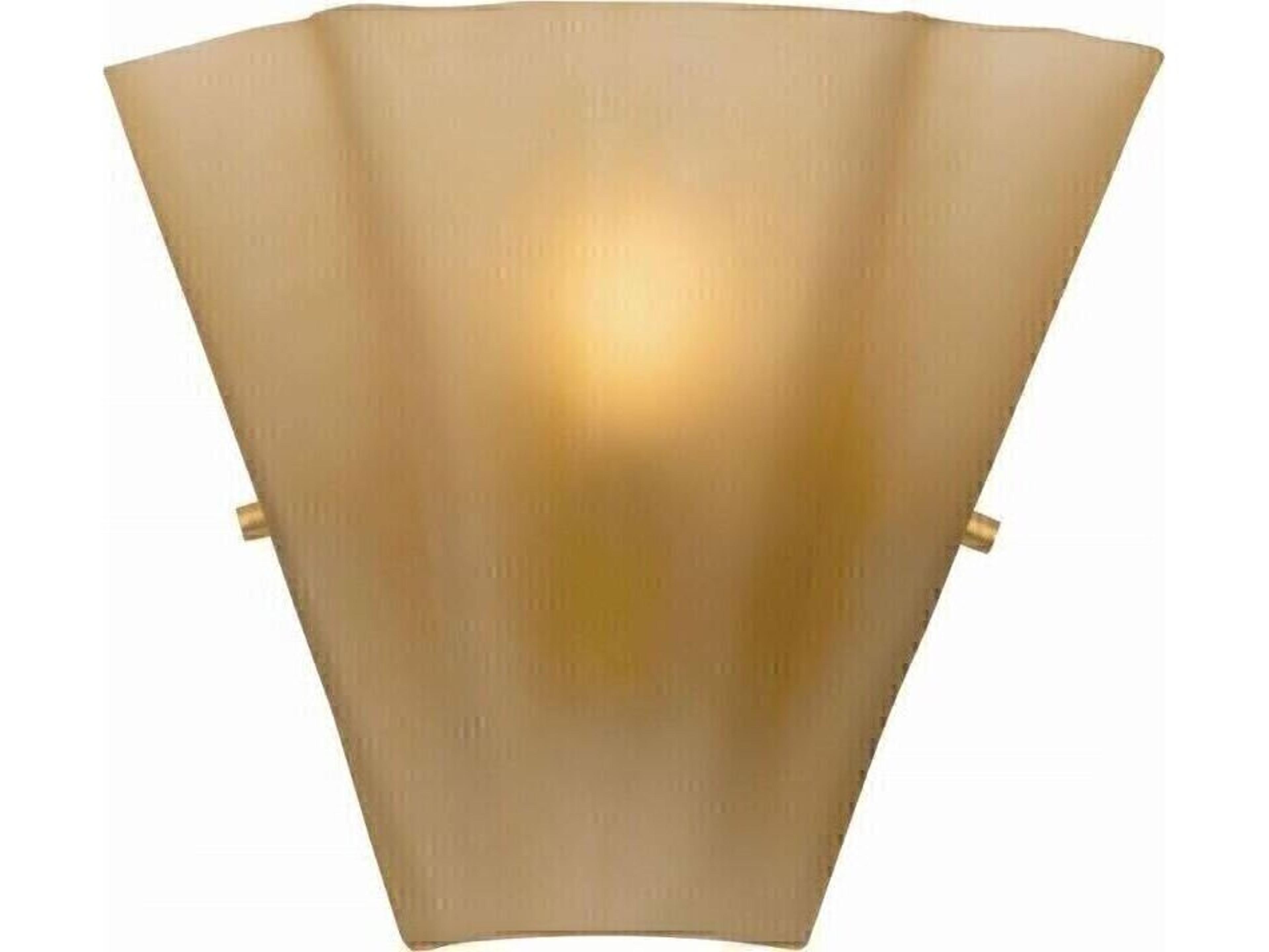Queens 1-Light Aged Brass Wall Sconce