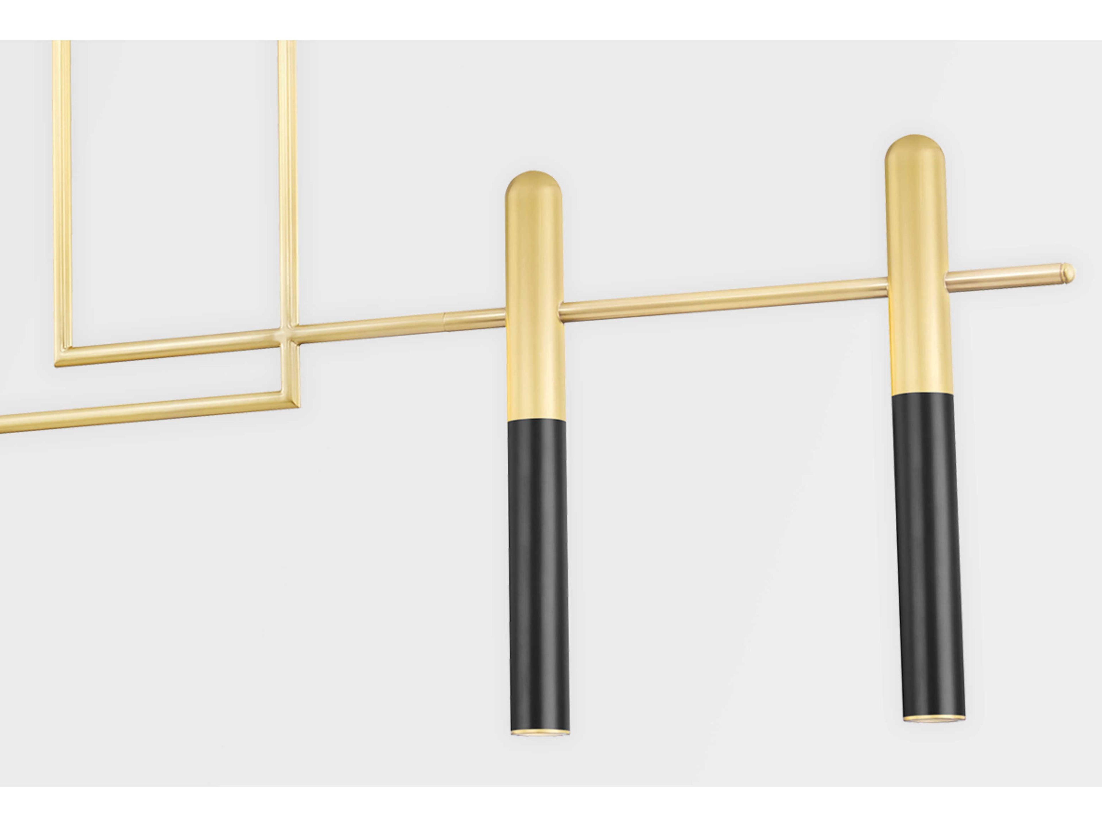 Hudson Valley Thurston 4-Light Aged Old Bronze Clear Glass LED Island Pendant