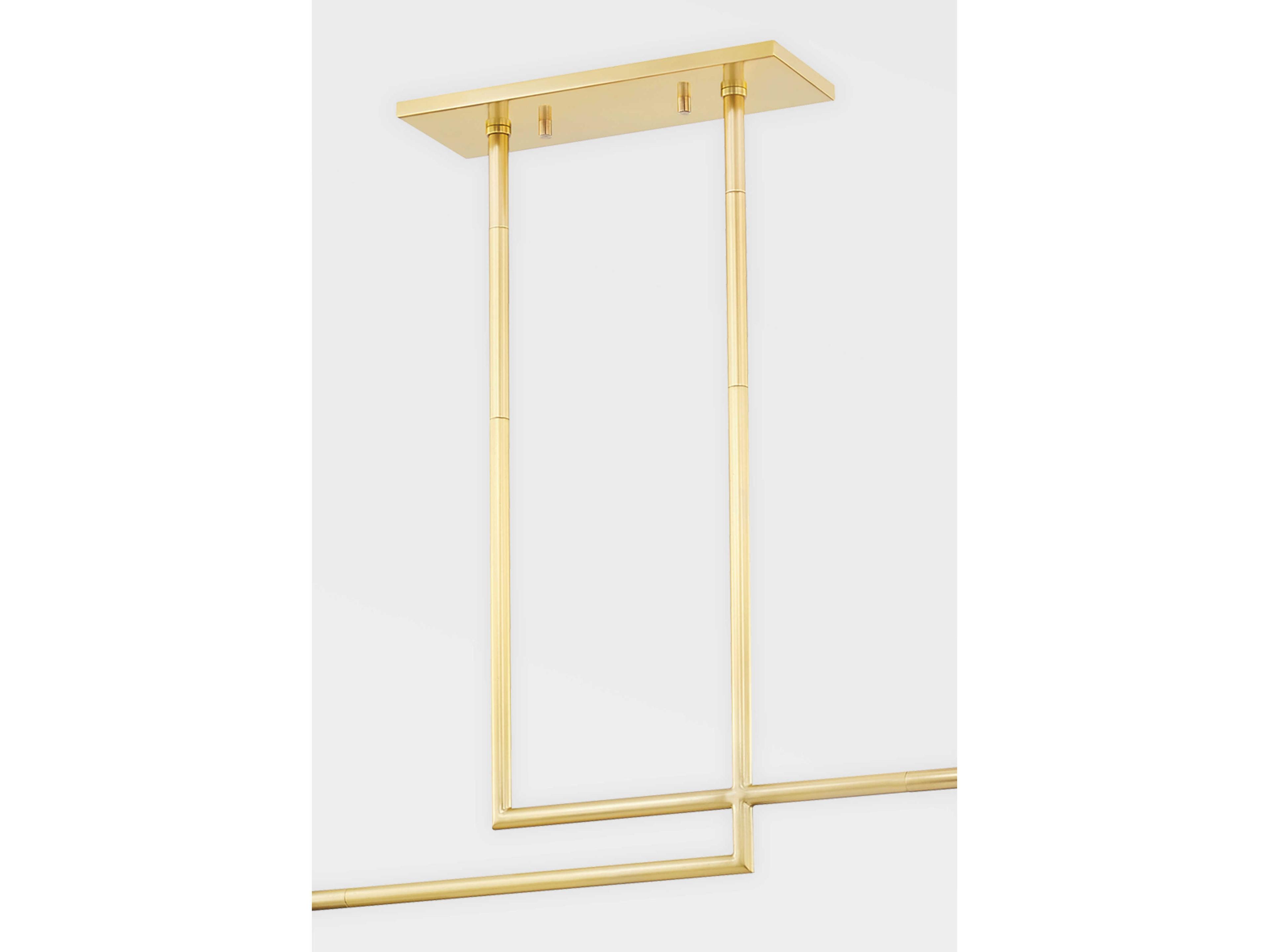 Hudson Valley Thurston 4-Light Aged Old Bronze Clear Glass LED Island Pendant