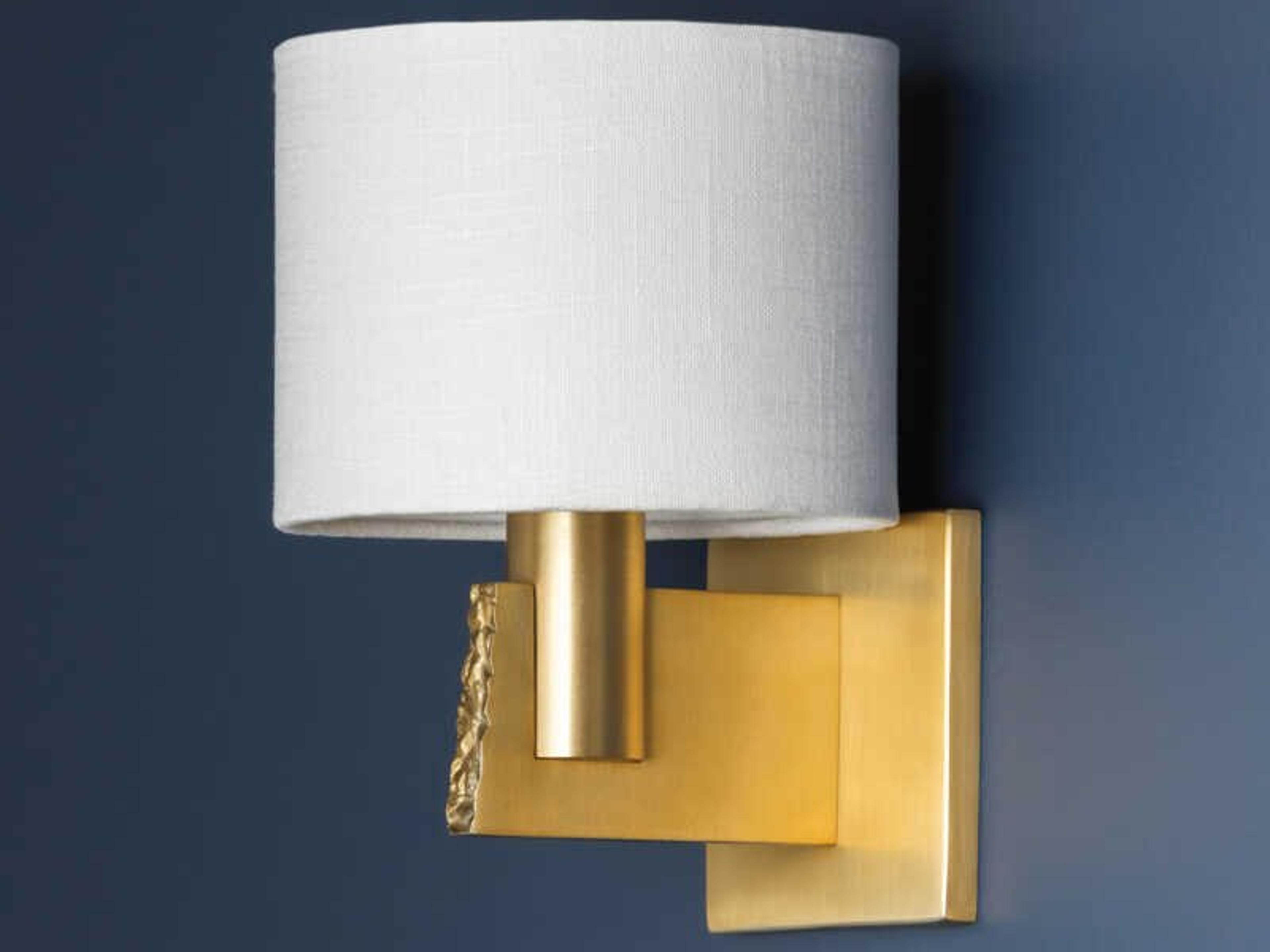 Hudson Valley Brampton 1-Light Aged Brass Wall Sconce