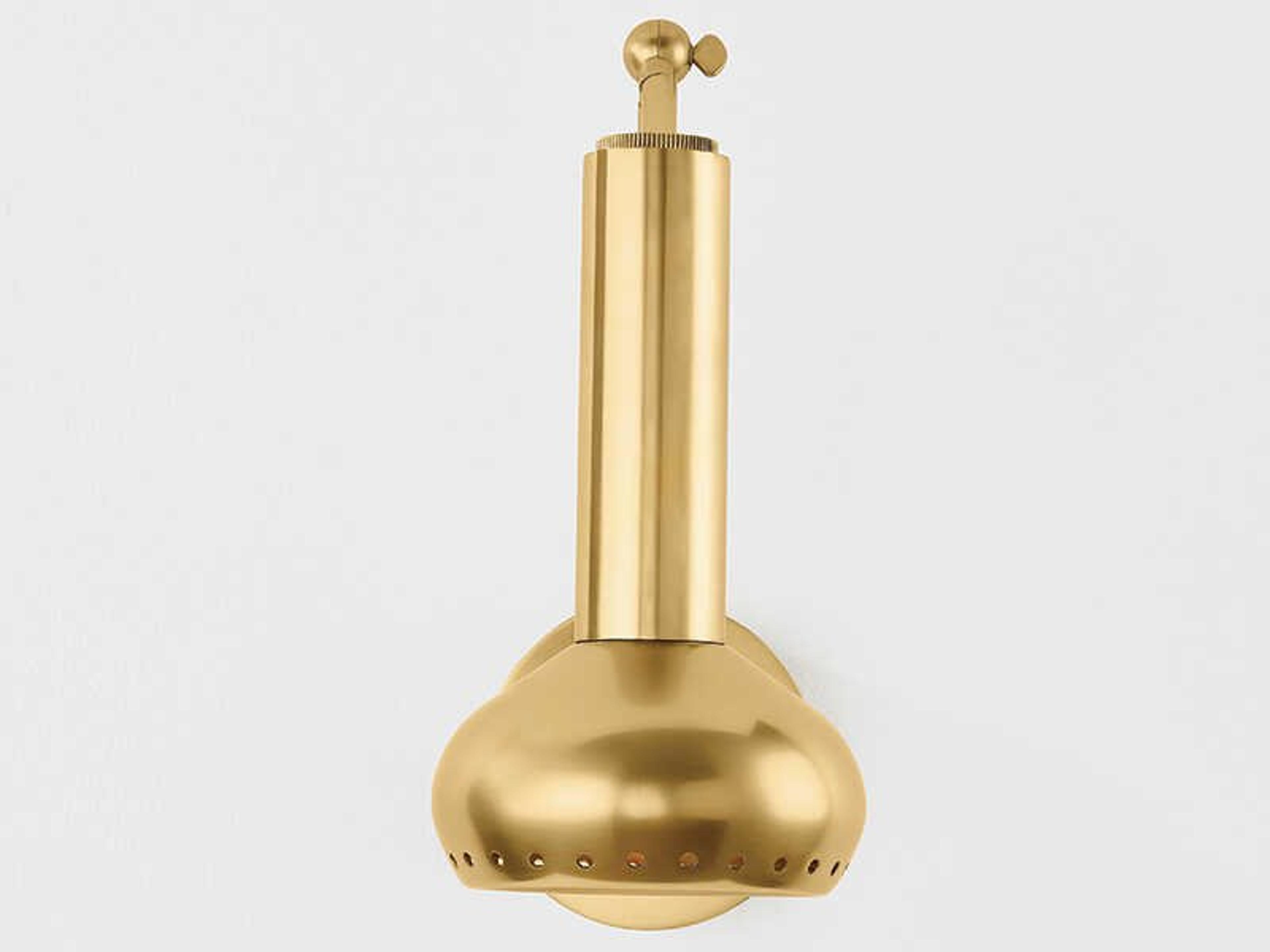 Hudson Valley Roald 1-Light Aged Brass Swing Wall Sconce