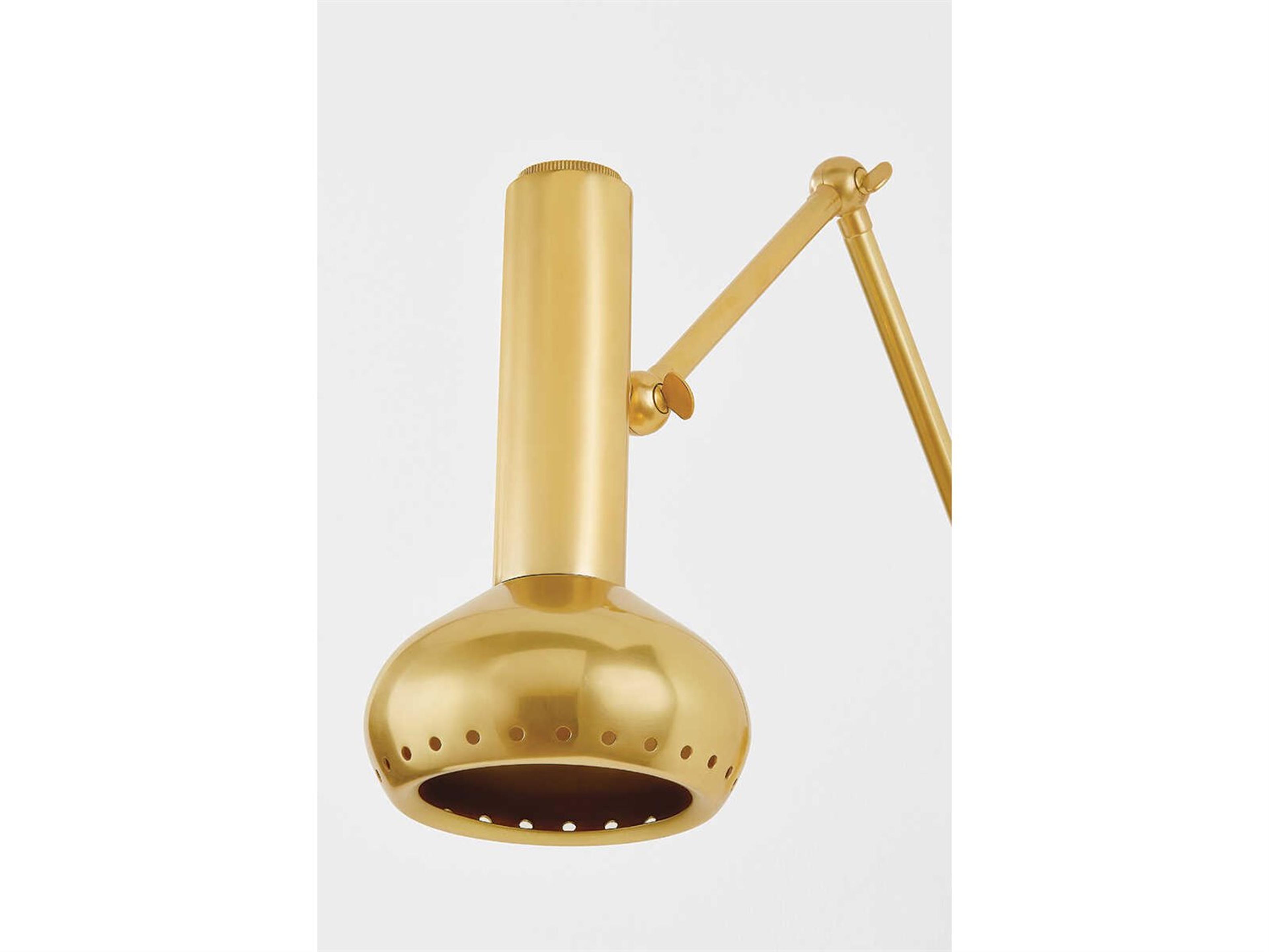 Hudson Valley Roald 1-Light Aged Brass Swing Wall Sconce