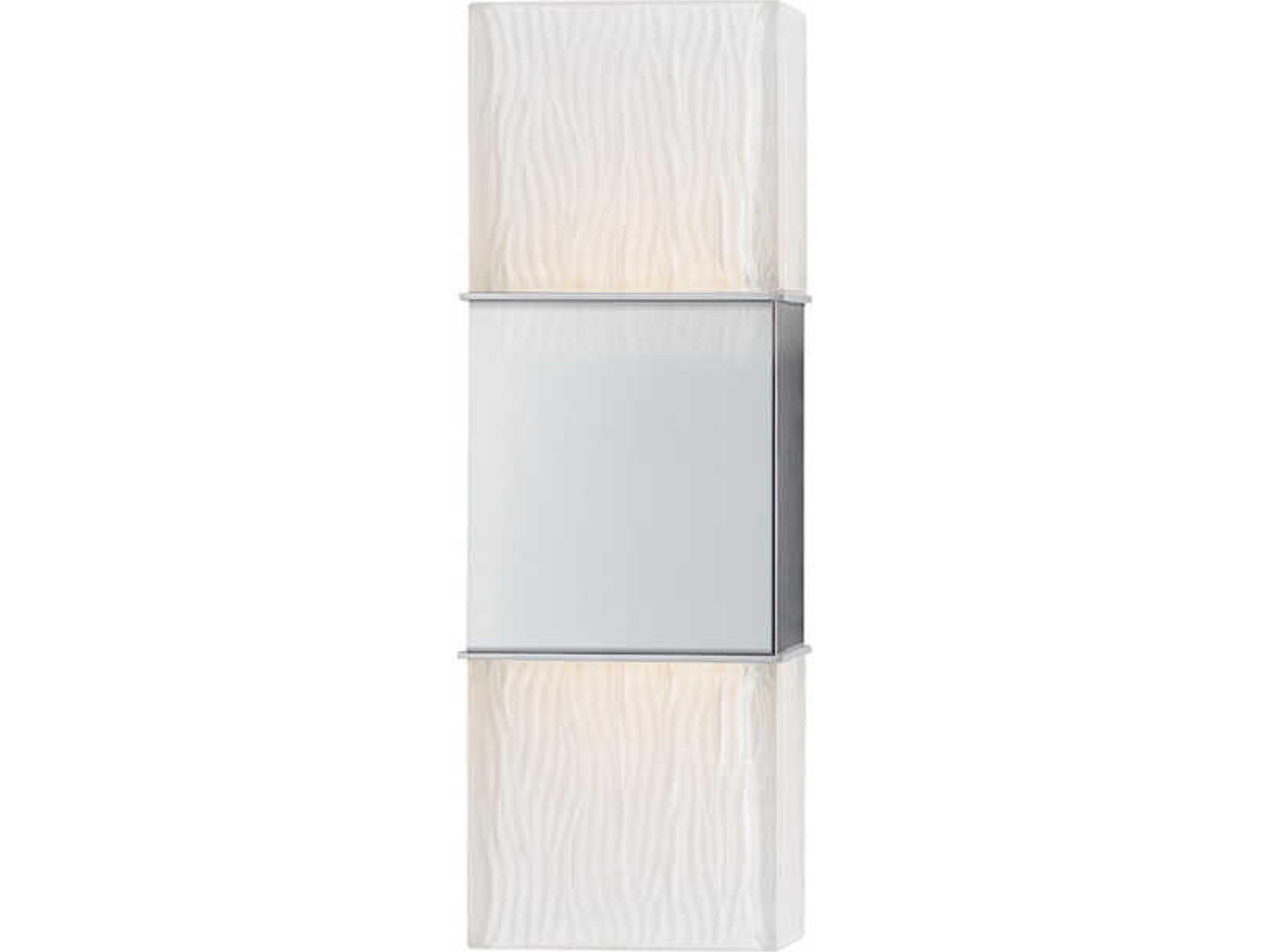 Aurora 2-Light Polished Chrome Wall Sconce