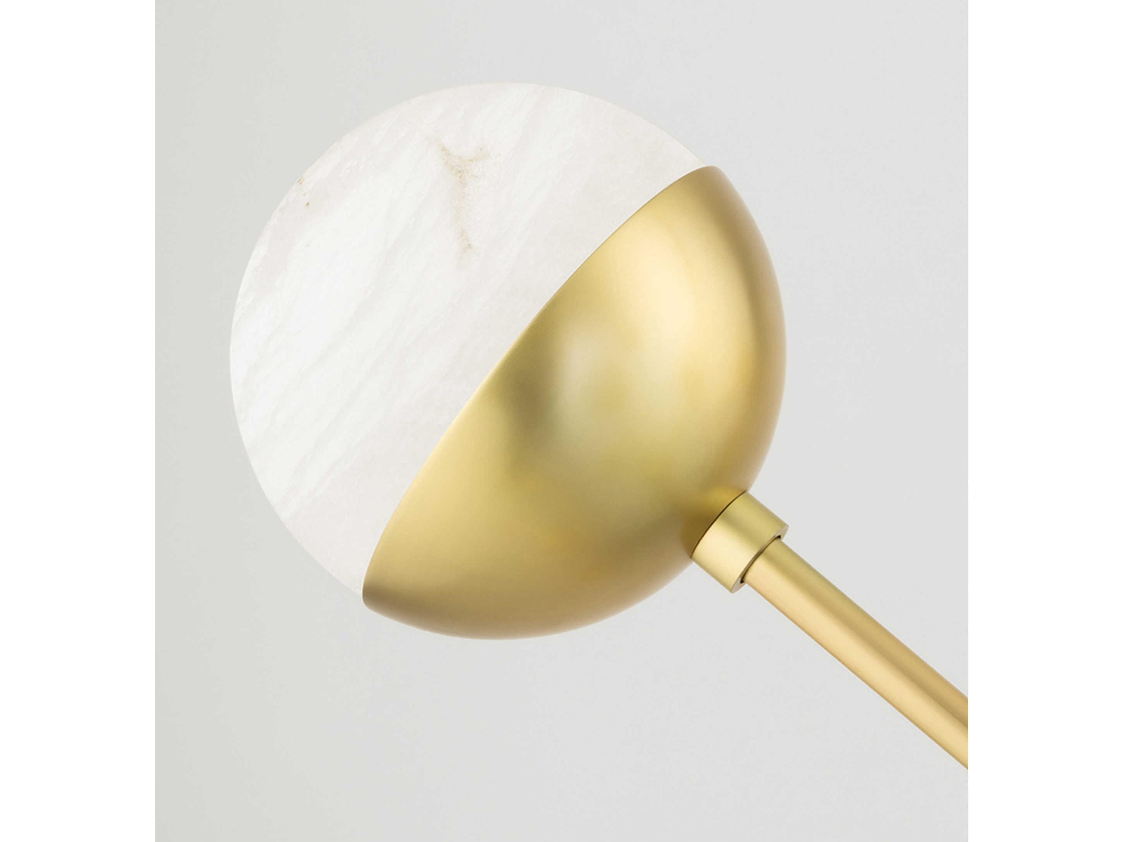 Hudson Valley Saratoga 16-Light6-Light Aged Brass Glass LED Bowl Globe Linear Chandelier