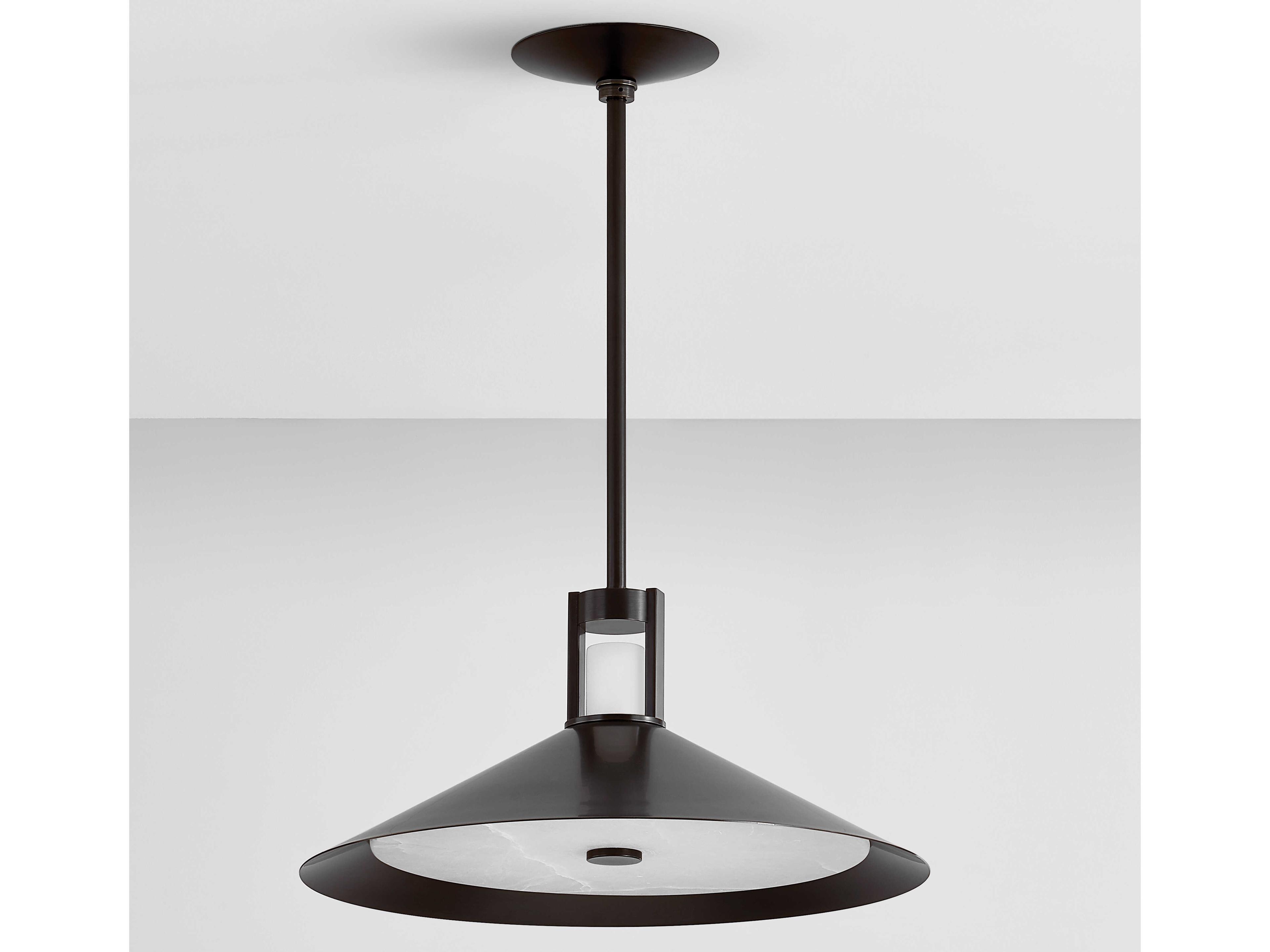 Hudson Valley Clermont 2-Light Distressed Bronze Pendant