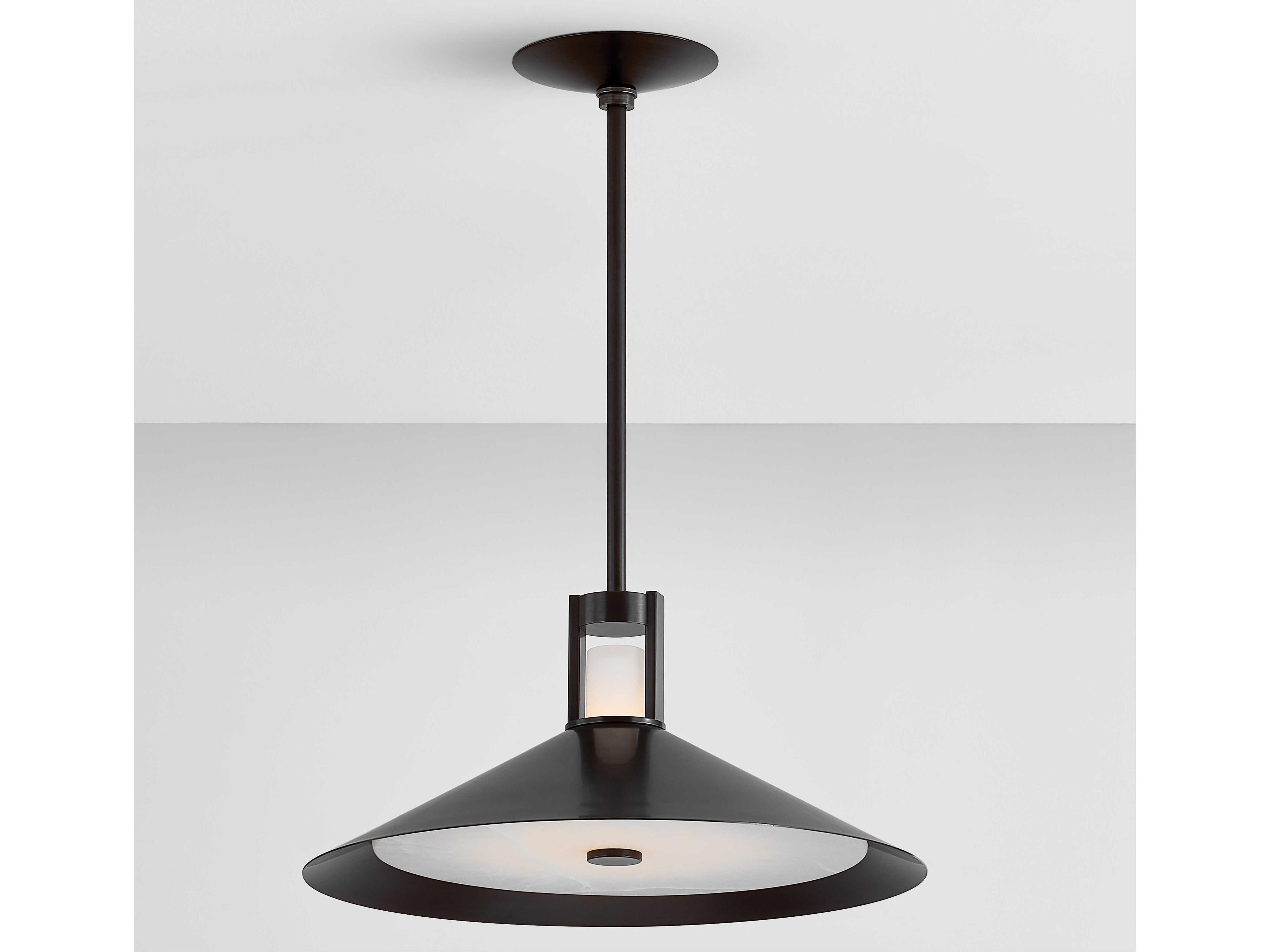 Hudson Valley Clermont 2-Light Distressed Bronze Pendant