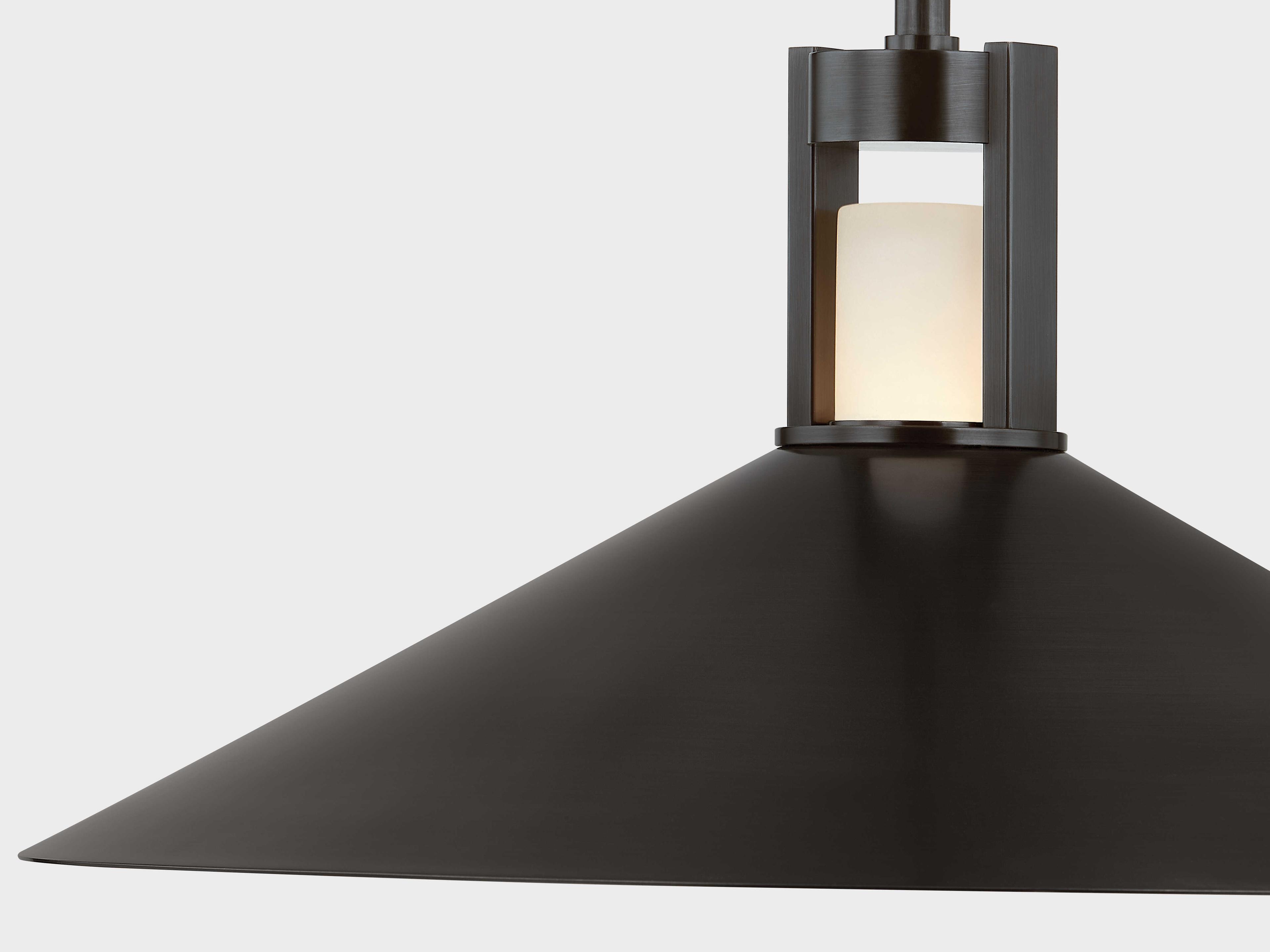 Hudson Valley Clermont 2-Light Distressed Bronze Pendant