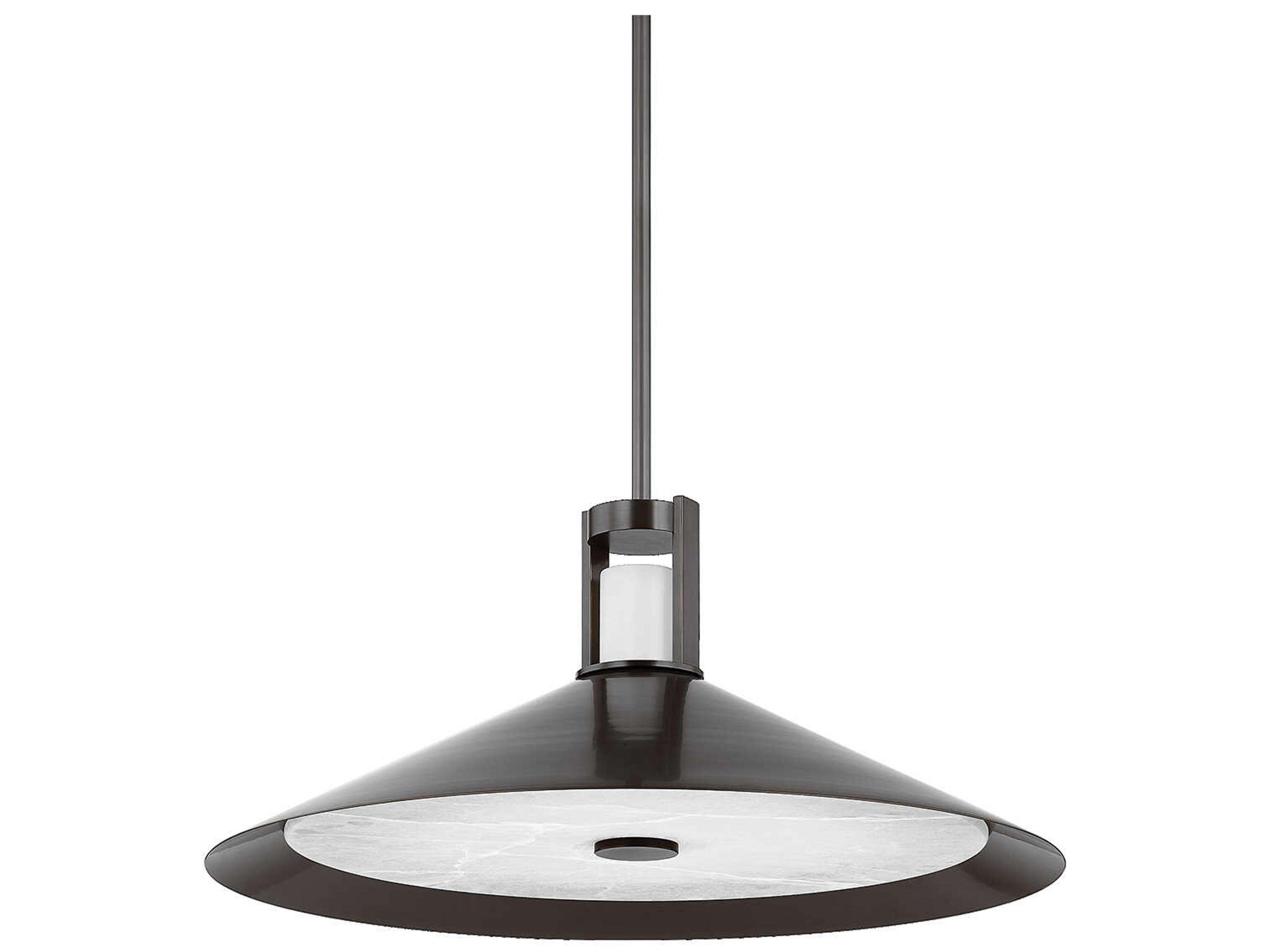 Clermont 2-Light Distressed Bronze Pendant