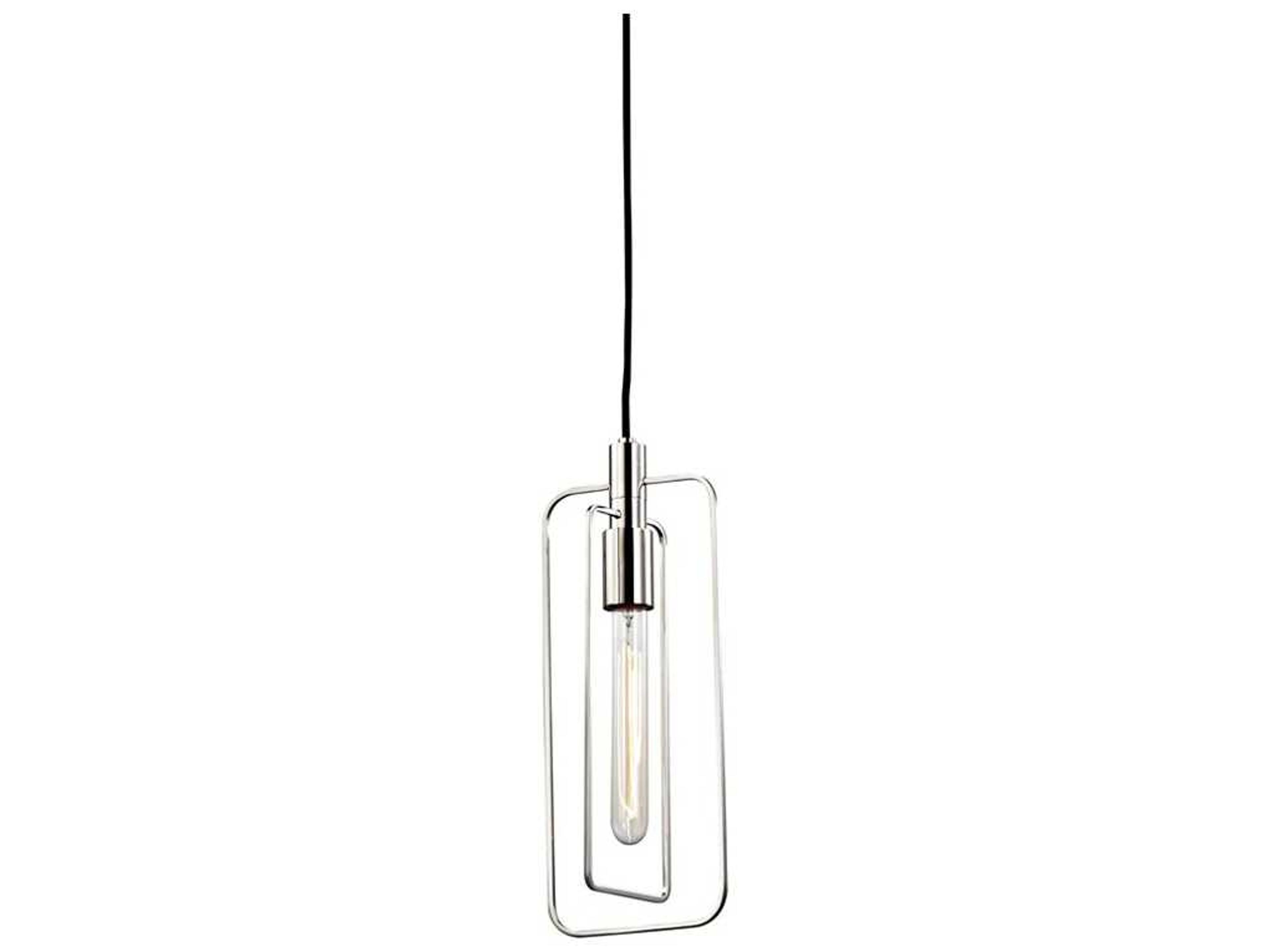 Hudson Valley Masonville 1-Light Polished Nickel Mini Pendant