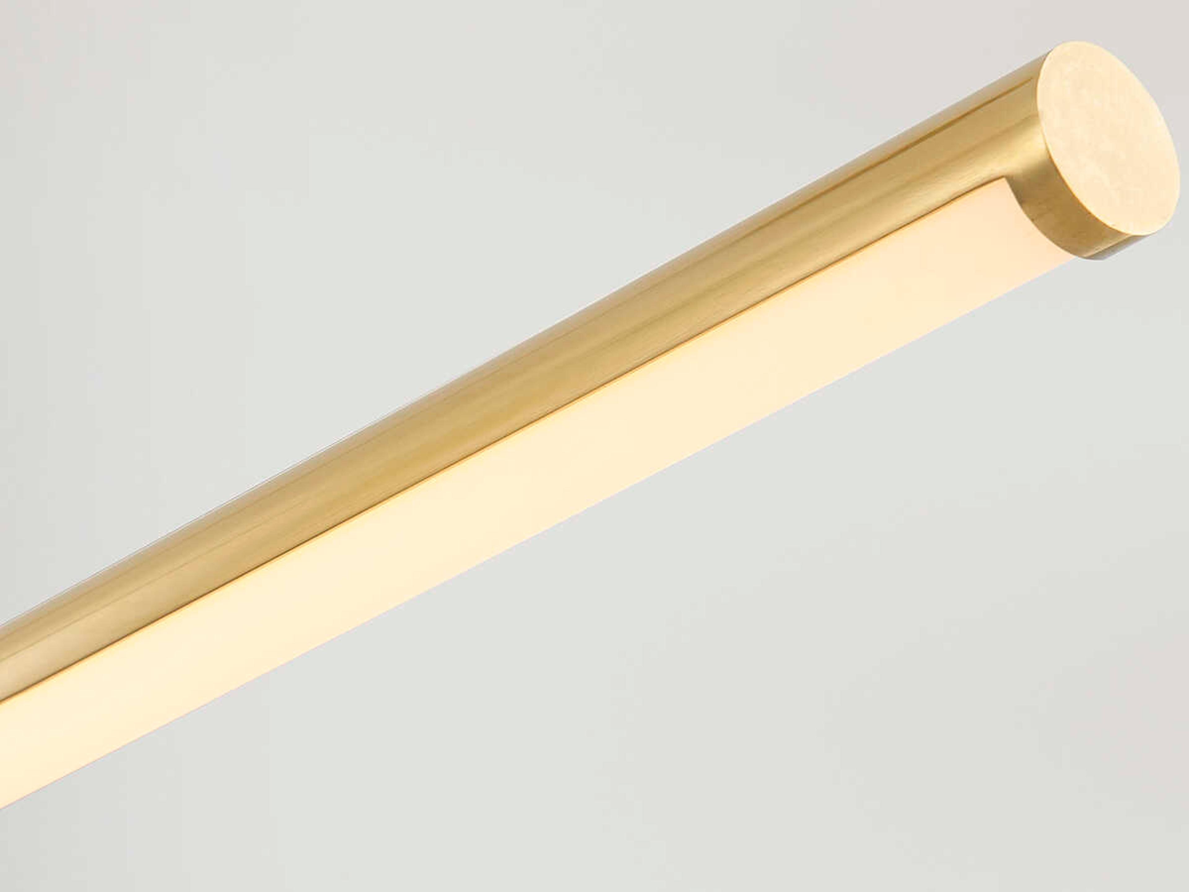 Hudson Valley Jonas 3-Light Aged Brass LED Linear Pendant