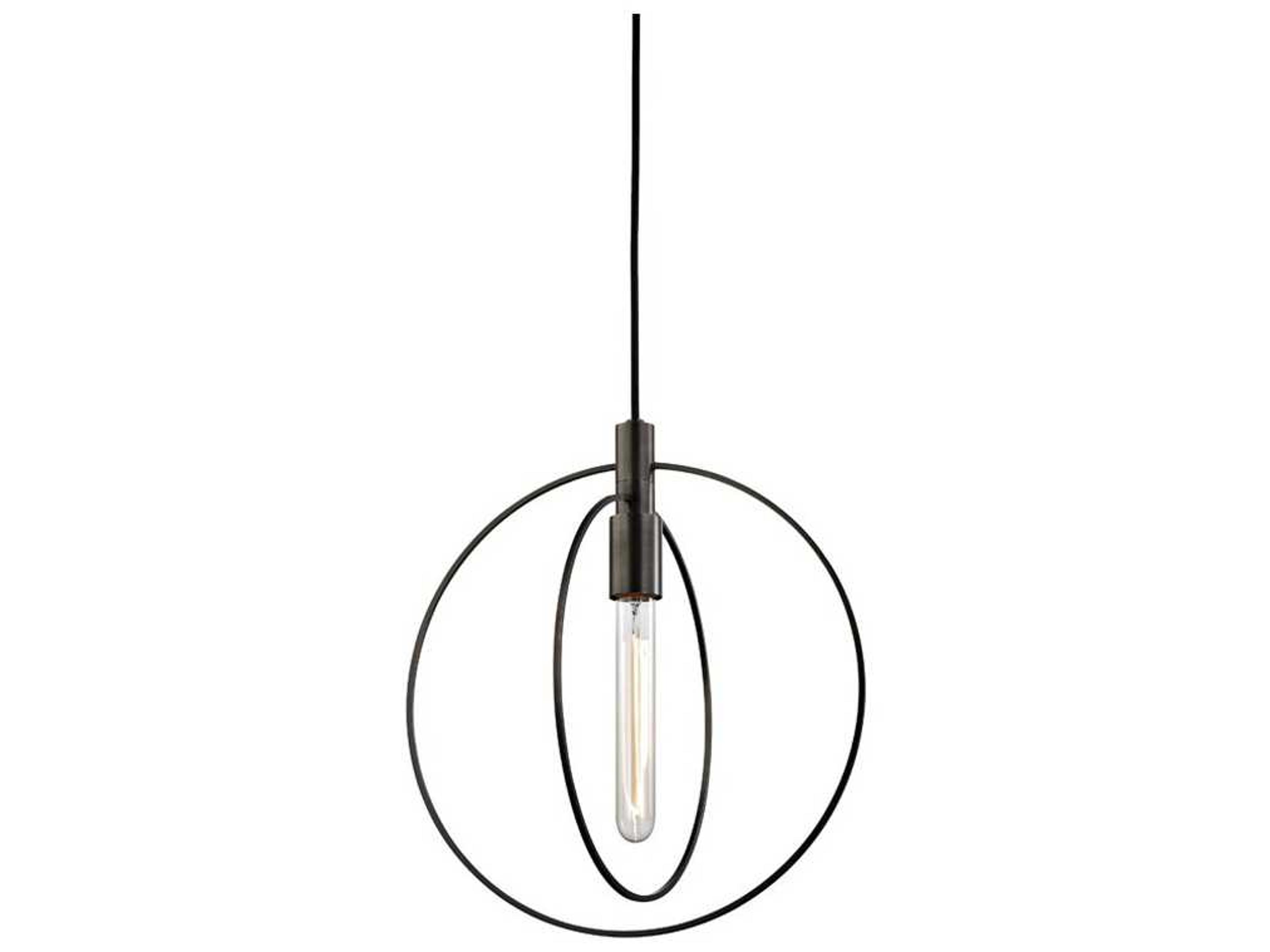 Hudson Valley Masonville 1-Light Old Bronze Round Pendant