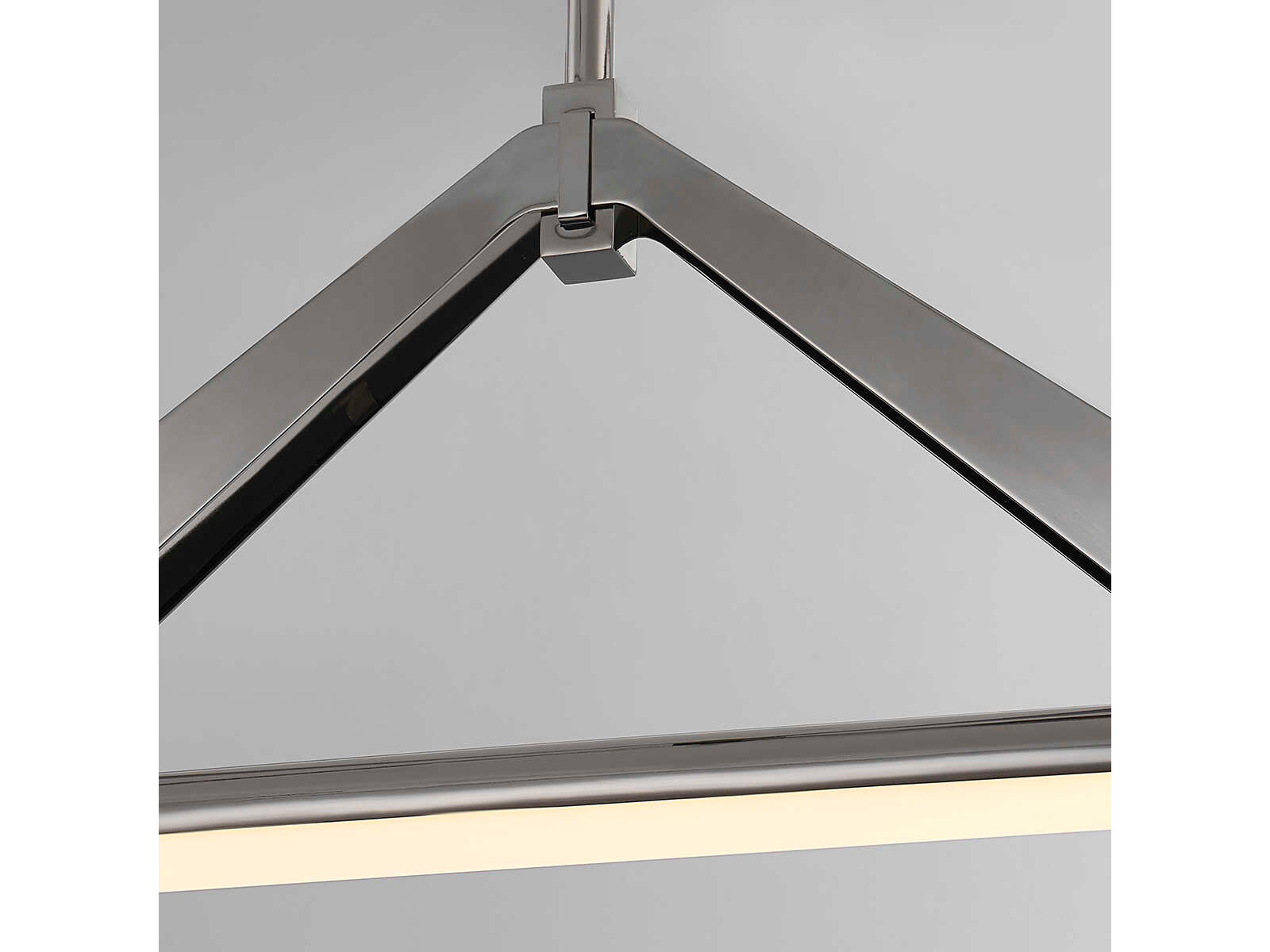 Hudson Valley Jonas 1-Light Black Nickel LED Linear Island Pendant