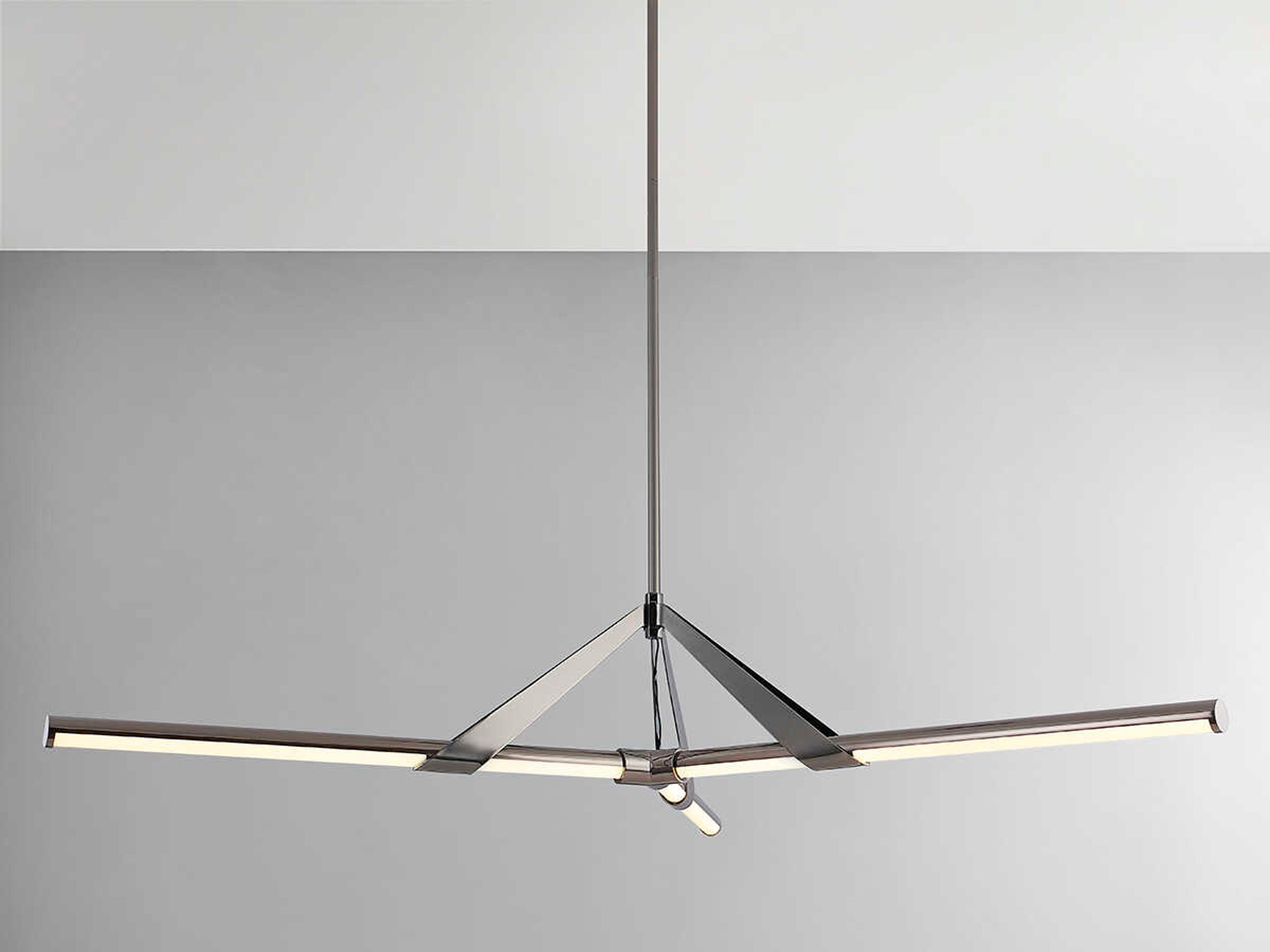 Hudson Valley Jonas 3-Light Black Nickel LED Linear Pendant