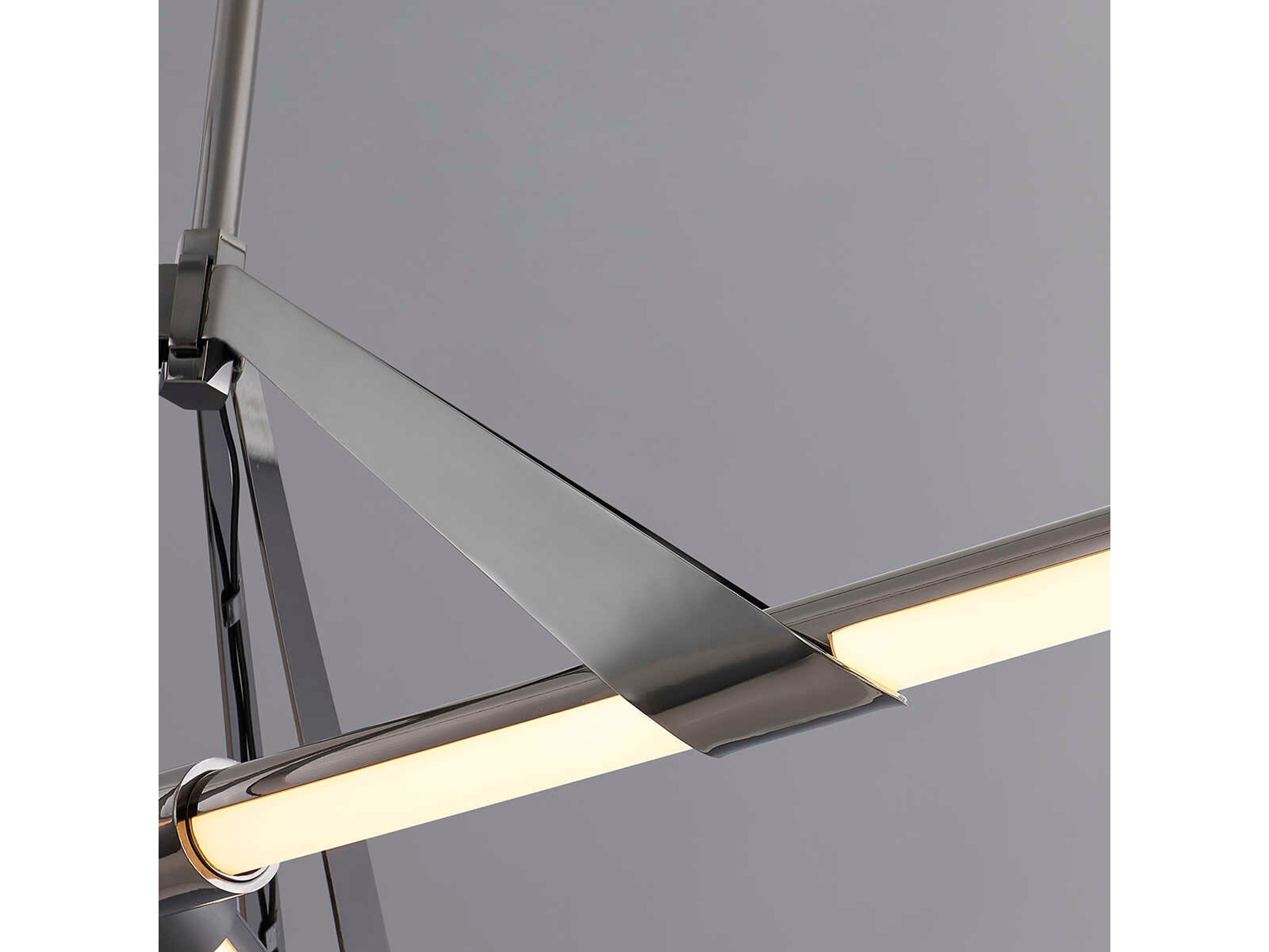 Hudson Valley Jonas 3-Light Black Nickel LED Linear Pendant