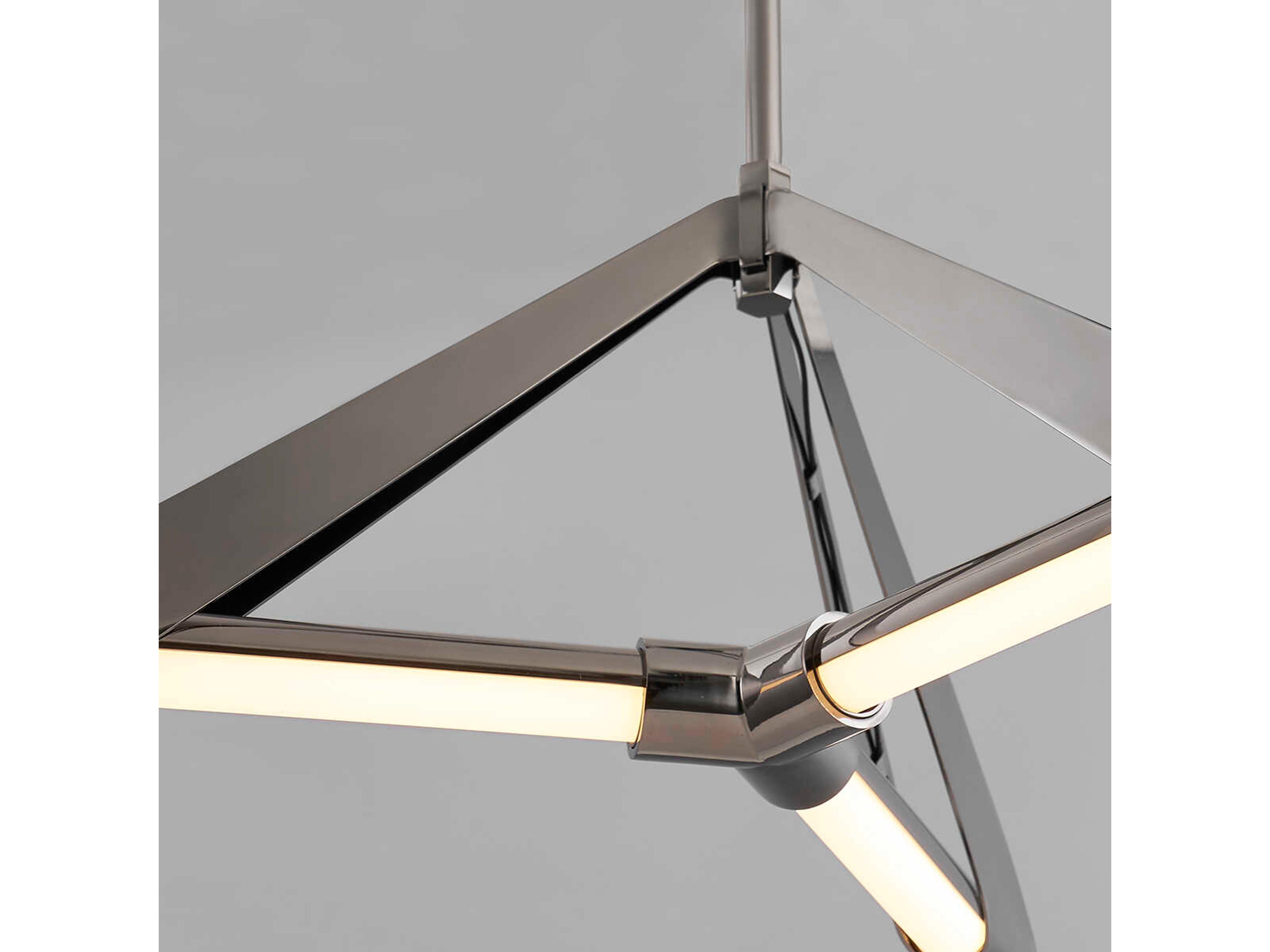 Hudson Valley Jonas 3-Light Black Nickel LED Linear Pendant