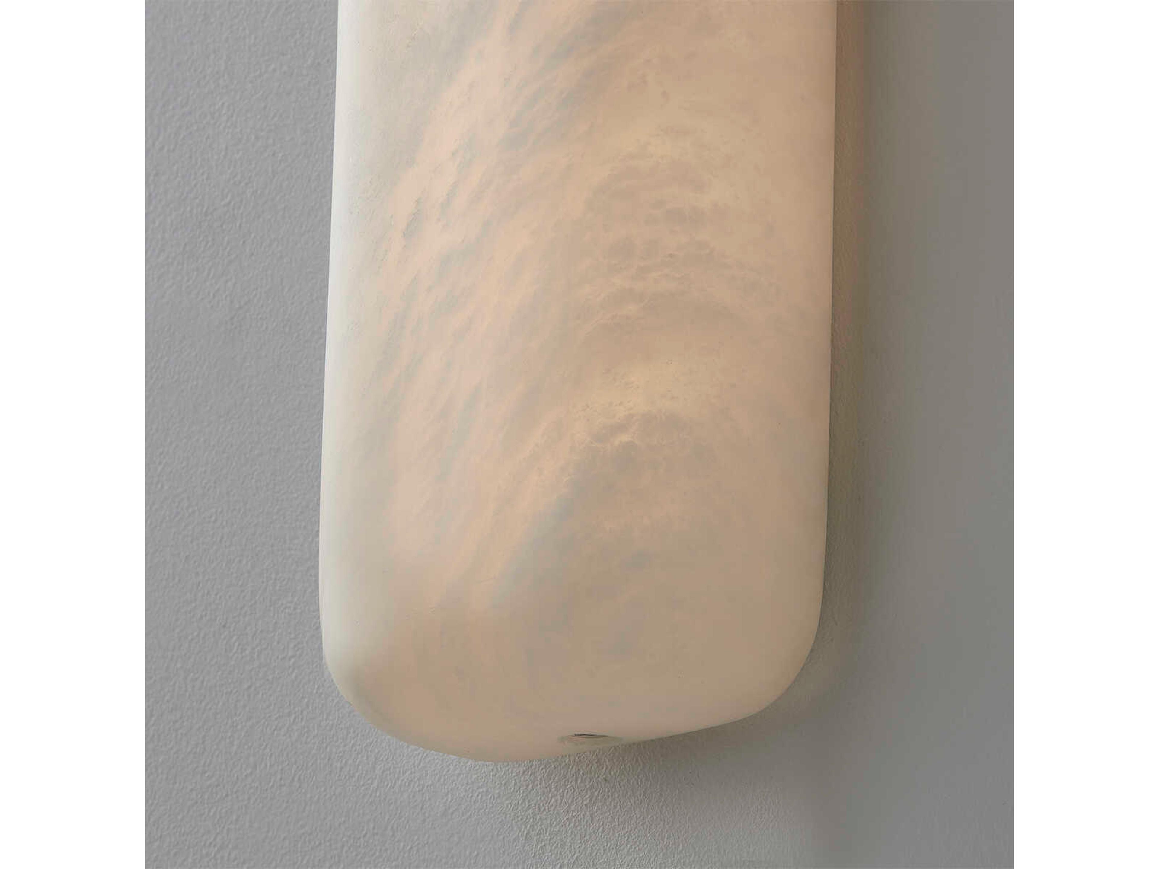 Hudson Valley Grand Central 1-Light Polished Nickel White LED Wall Sconce