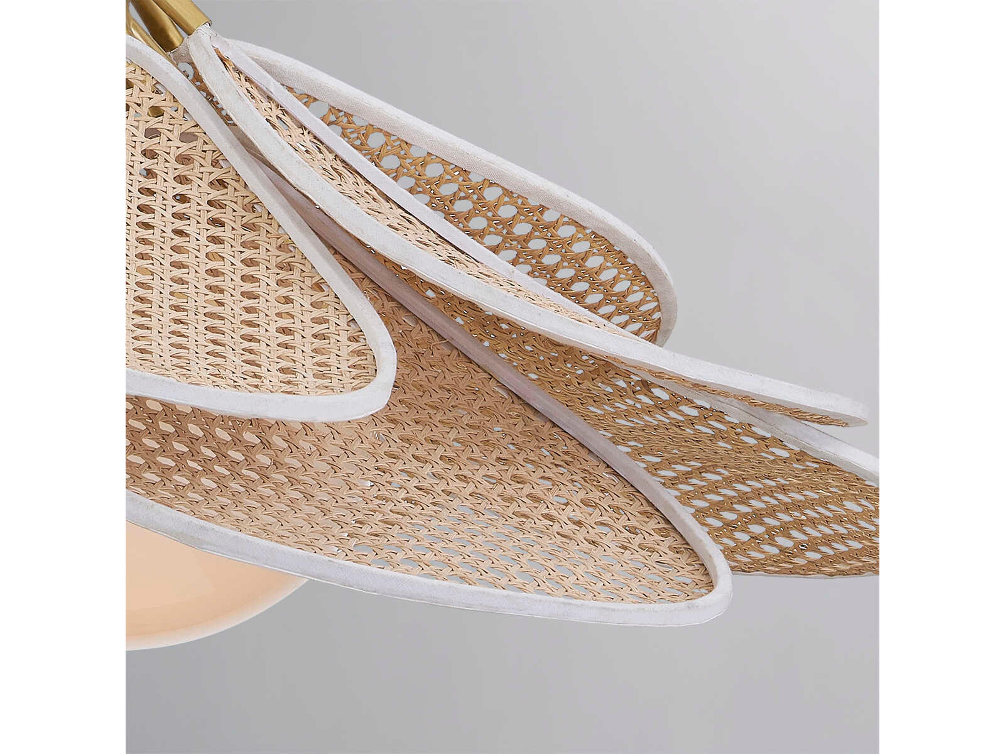 Hudson Valley Florina 1-Light Aged Brass Brown Pendant