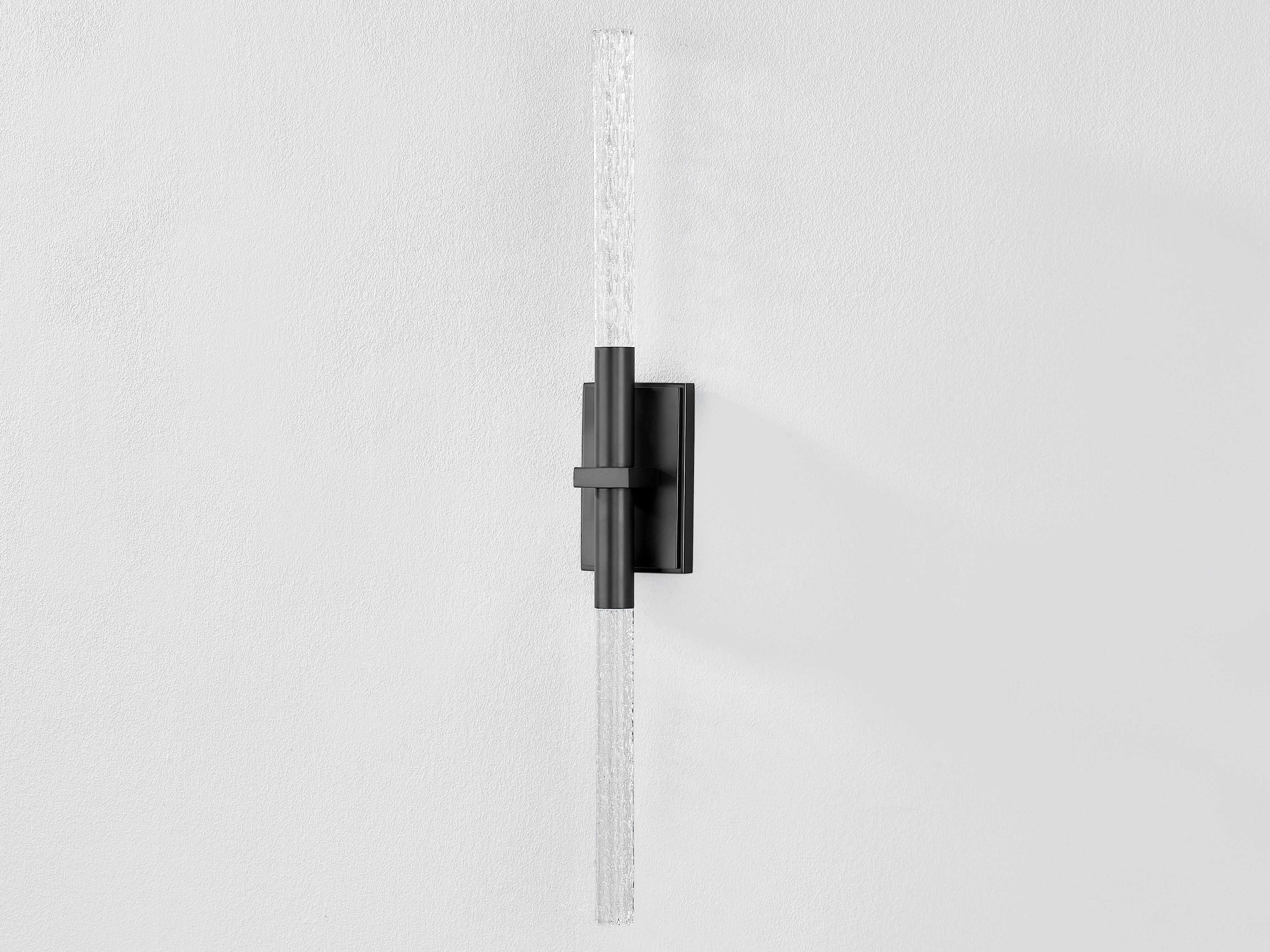 Hudson Valley Millerton 2-Light Black Brass Wall Sconce