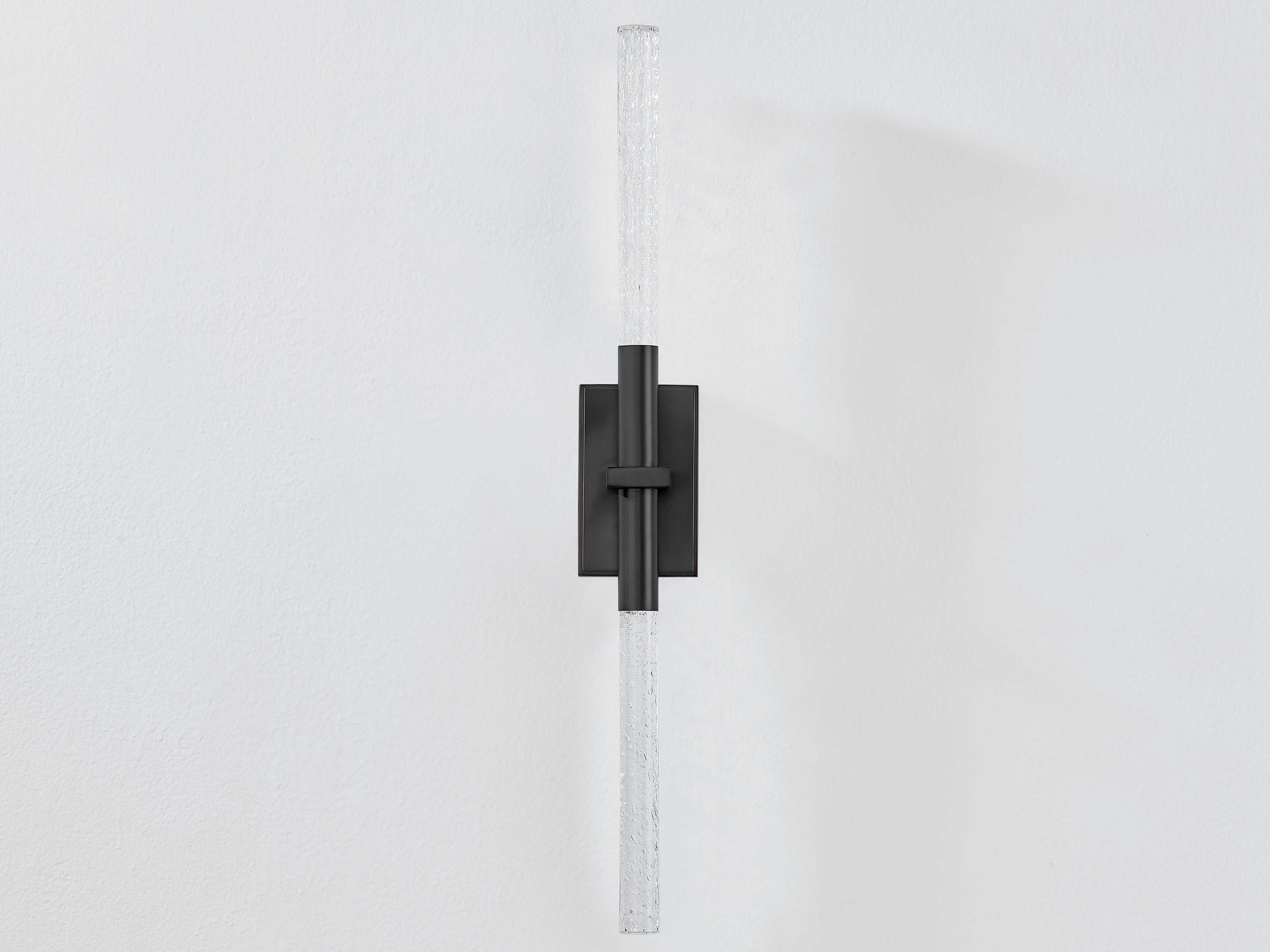 Hudson Valley Millerton 2-Light Black Brass Wall Sconce