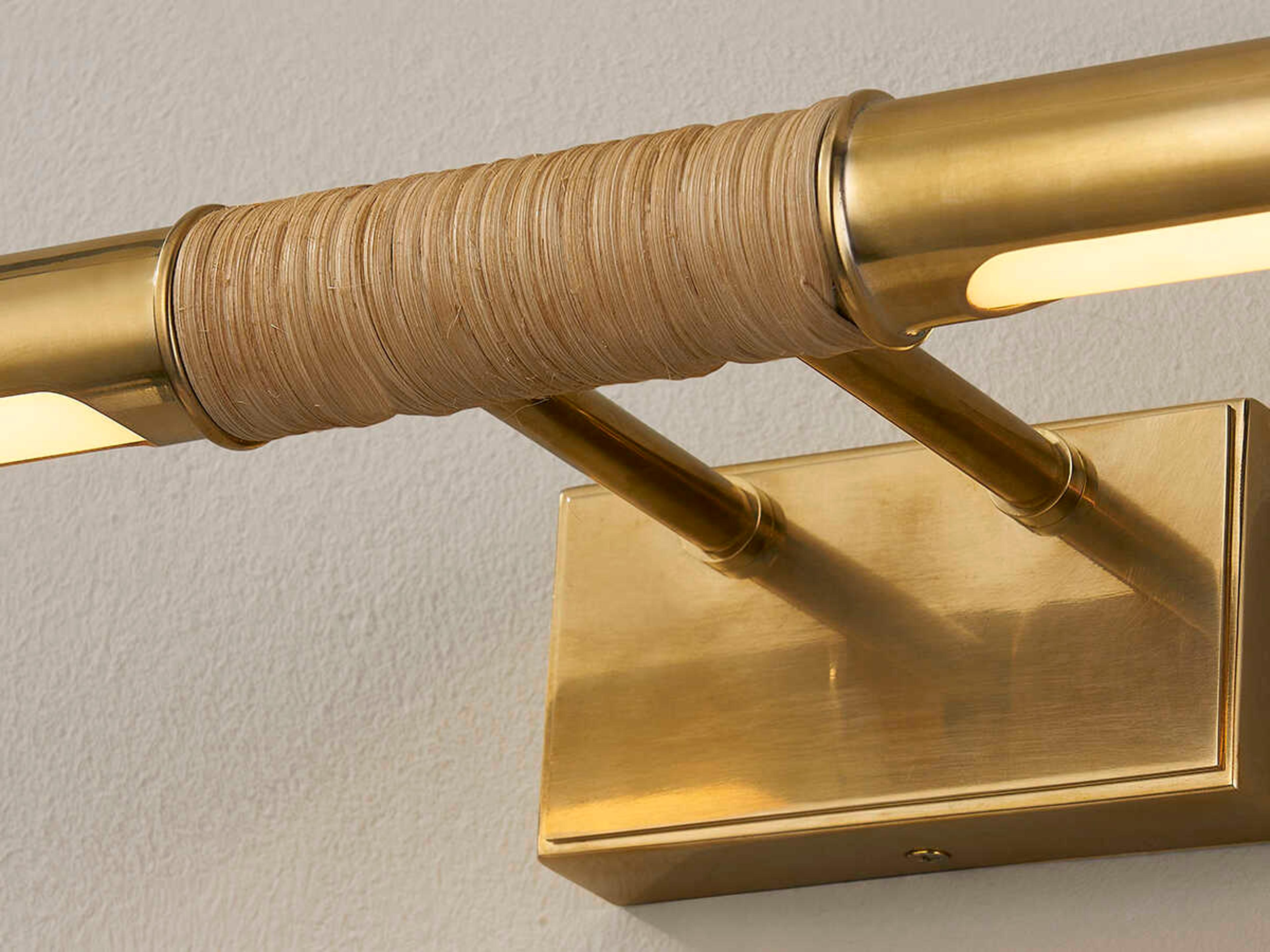 Hudson Valley Halstead 1-Light Aged Brass LED Picture Light