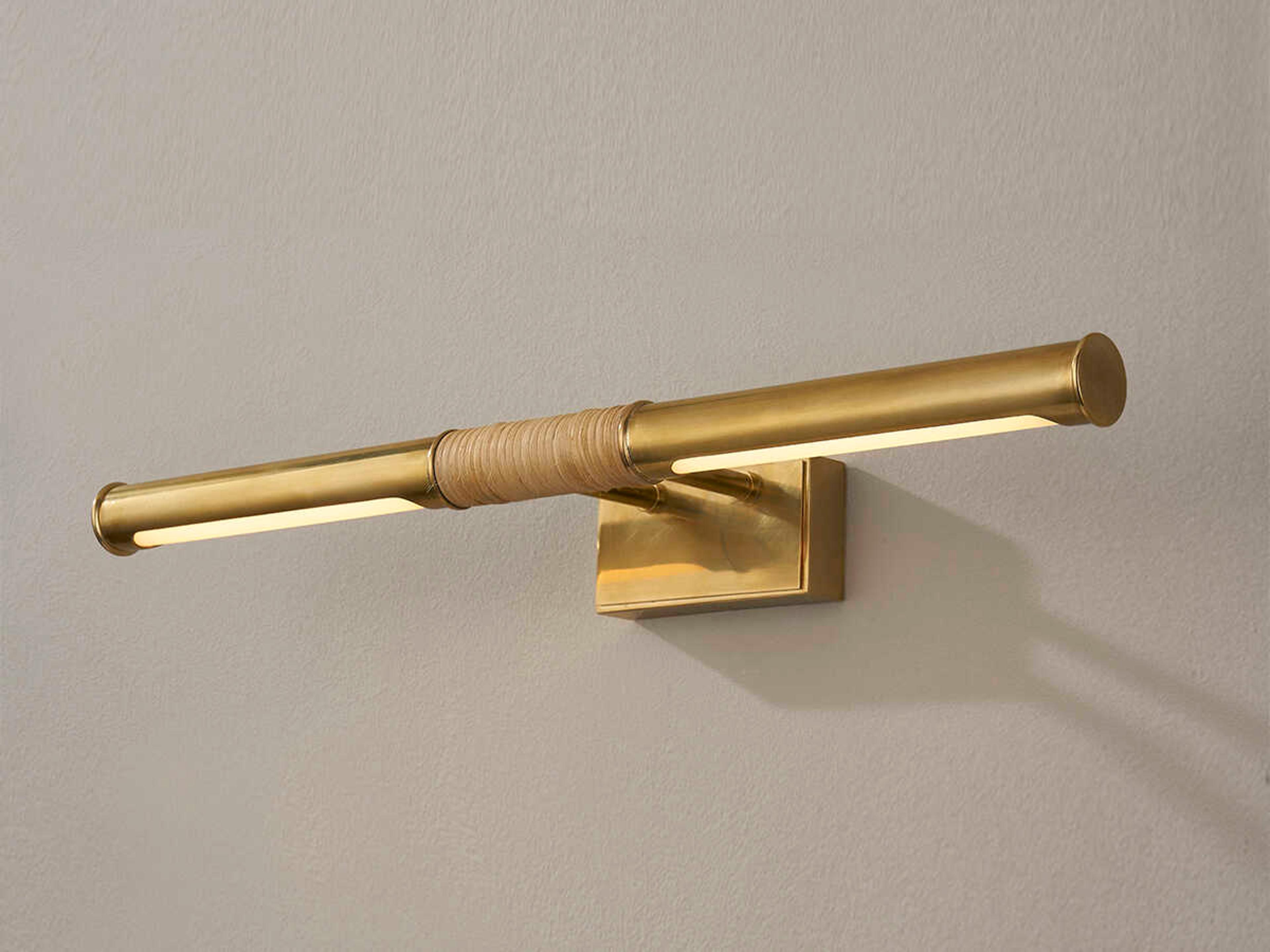 Hudson Valley Halstead 1-Light Aged Brass LED Picture Light