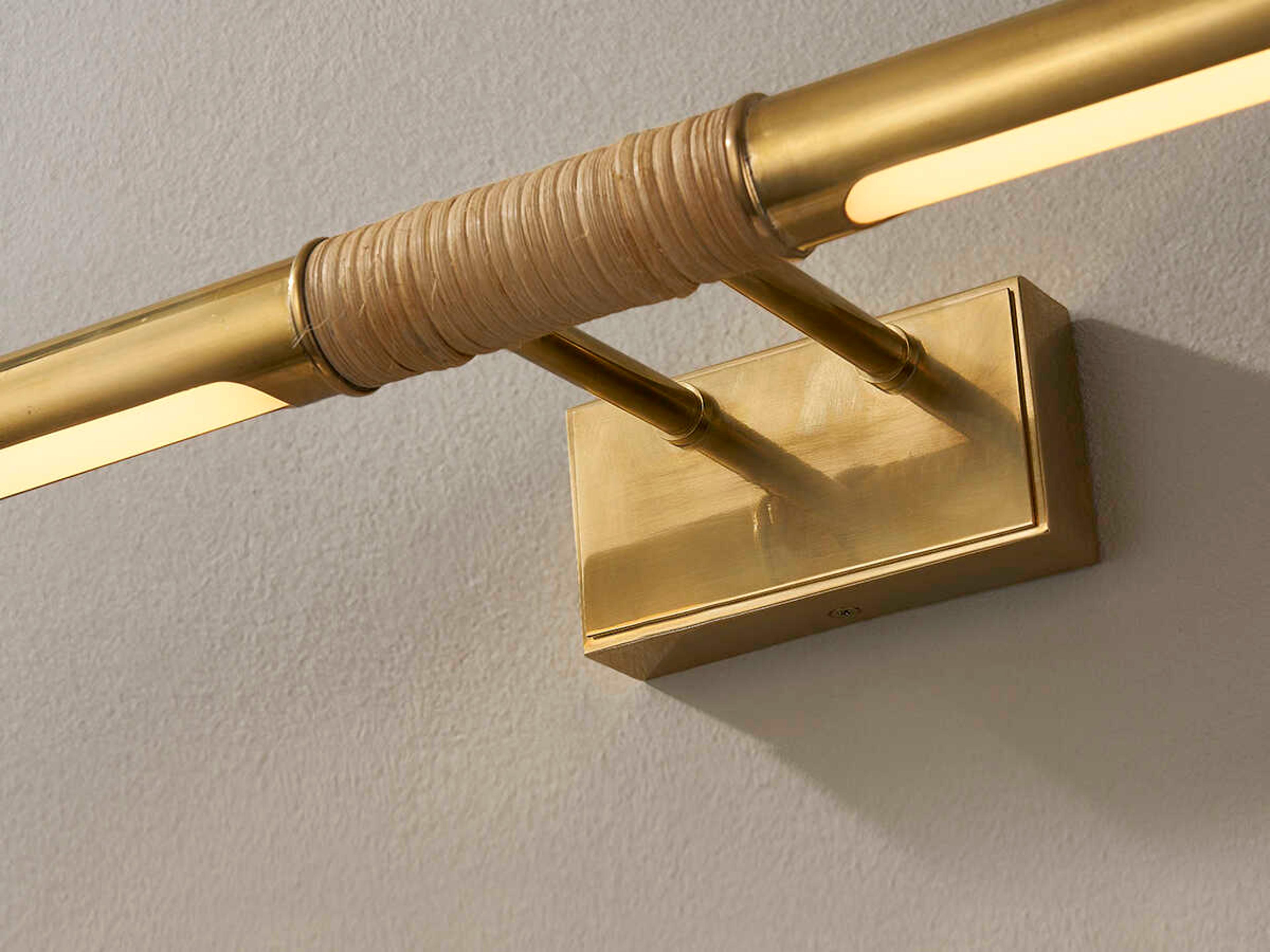 Hudson Valley Halstead 1-Light Aged Brass LED Picture Light