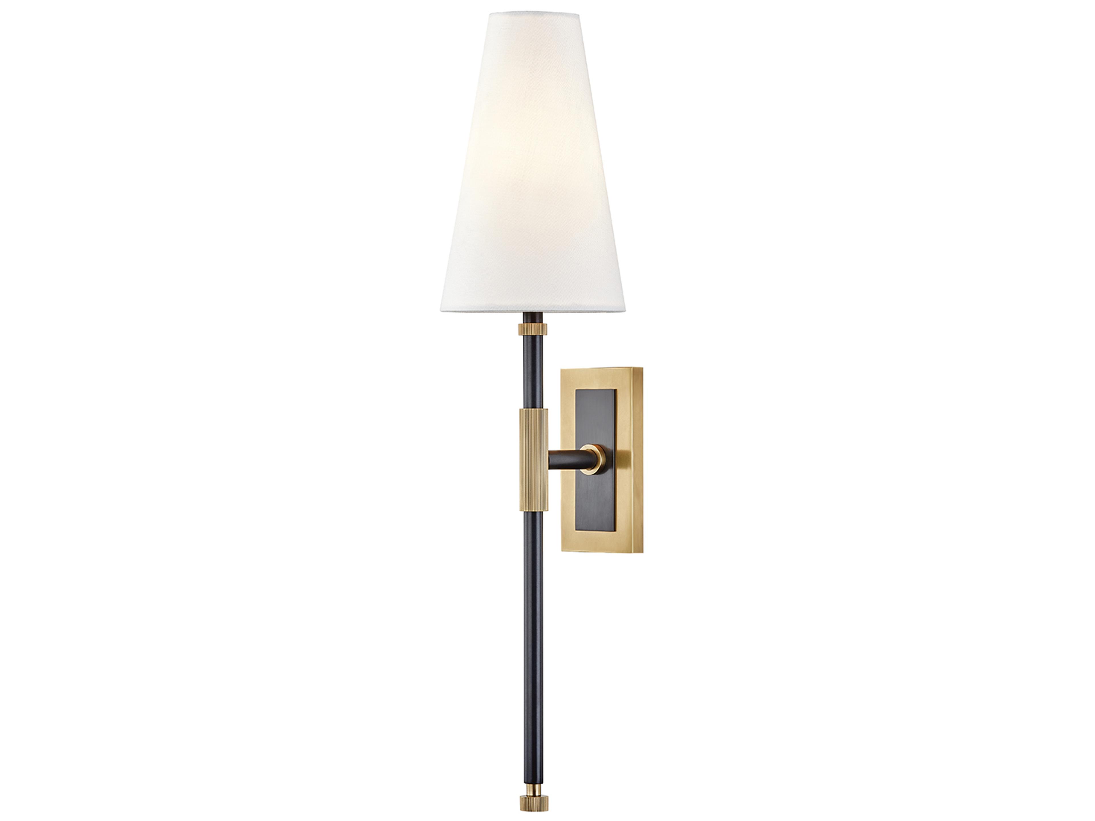 Hudson Valley Bowery 1-Light Aged Old Bronze Wall Sconce