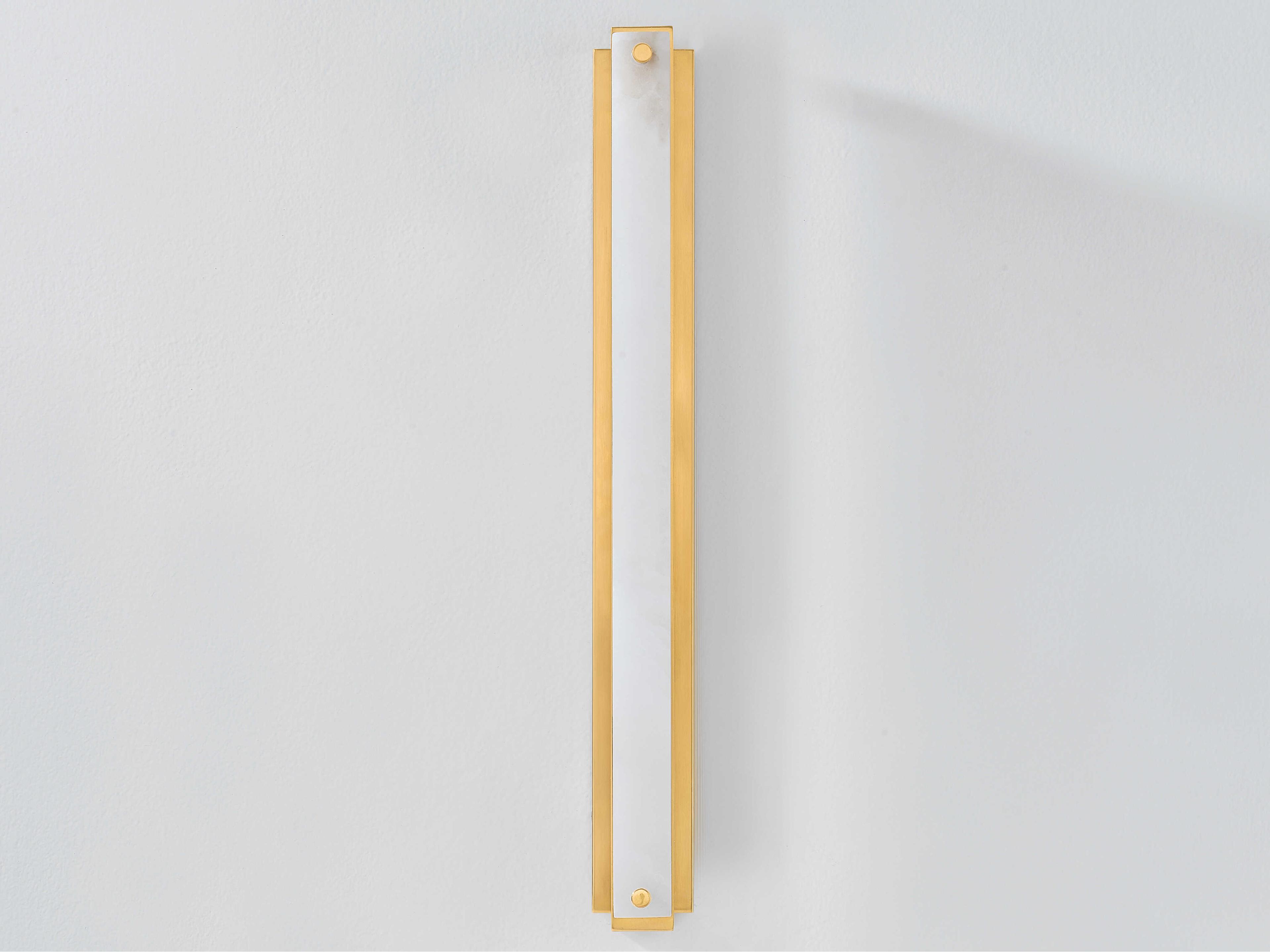 Hudson Valley Edgemere 1-Light Aged Brass Wall Sconce