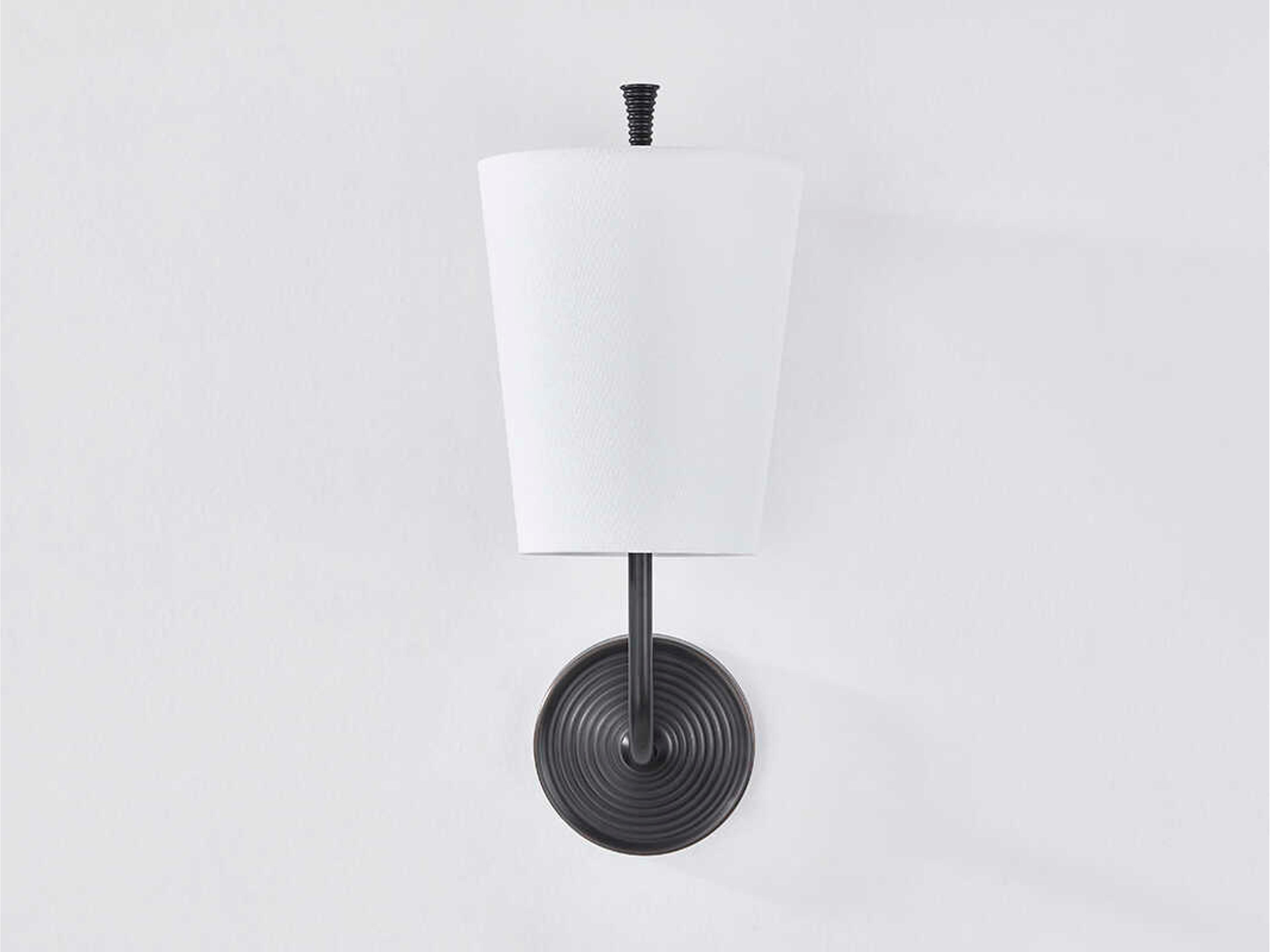 Hudson Valley Gladstone 1-Light Distressed Bronze Black Wall Sconce