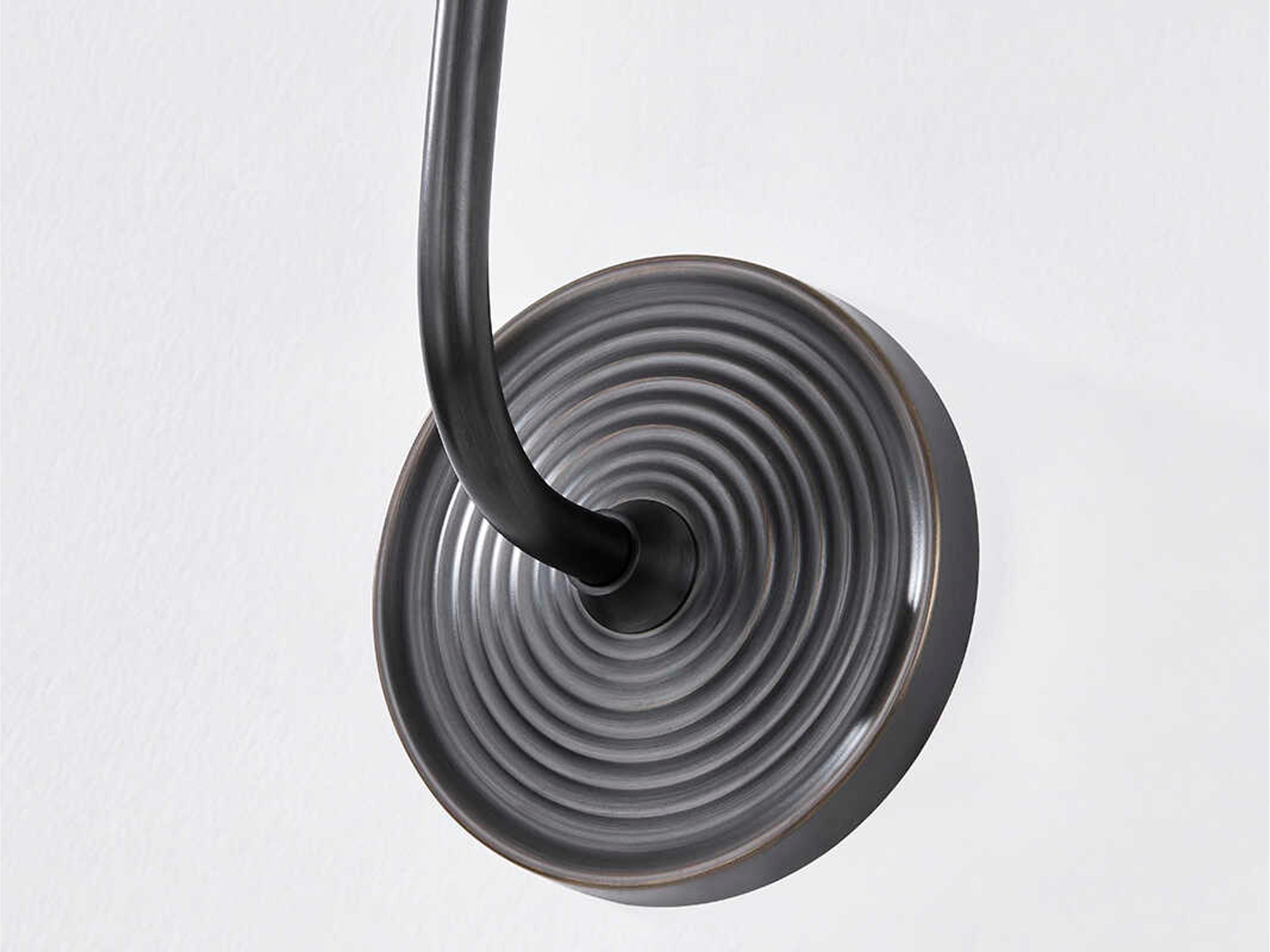 Hudson Valley Gladstone 1-Light Distressed Bronze Black Wall Sconce