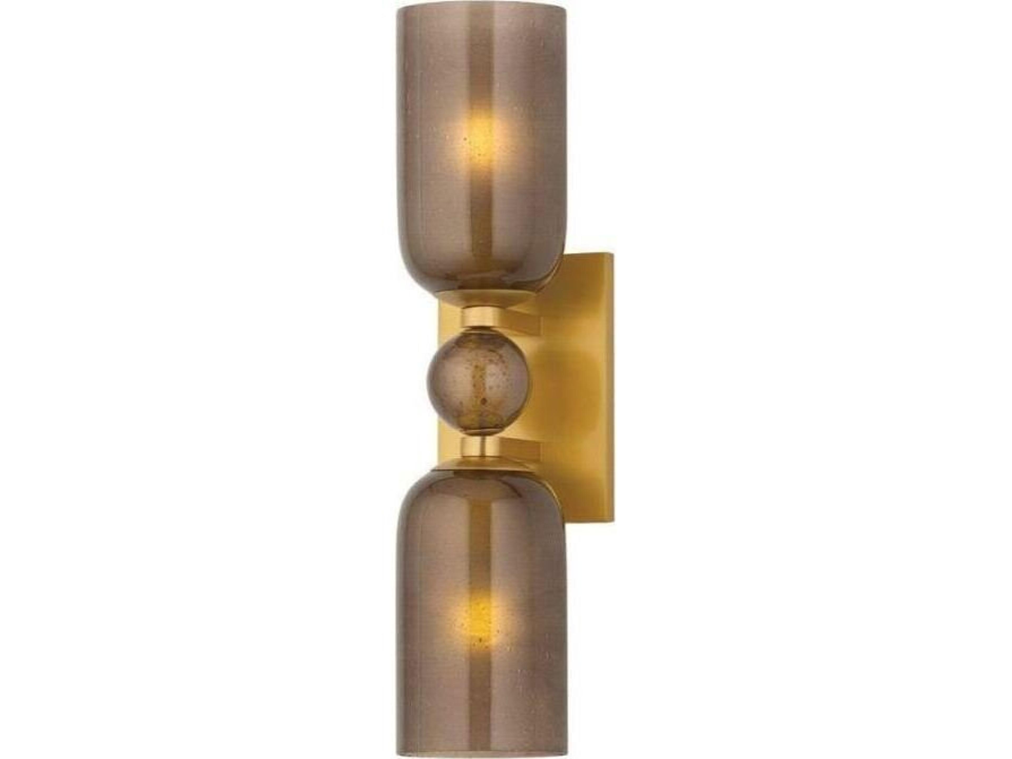 Hurleyville 2-Light Aged Brass Wall Sconce