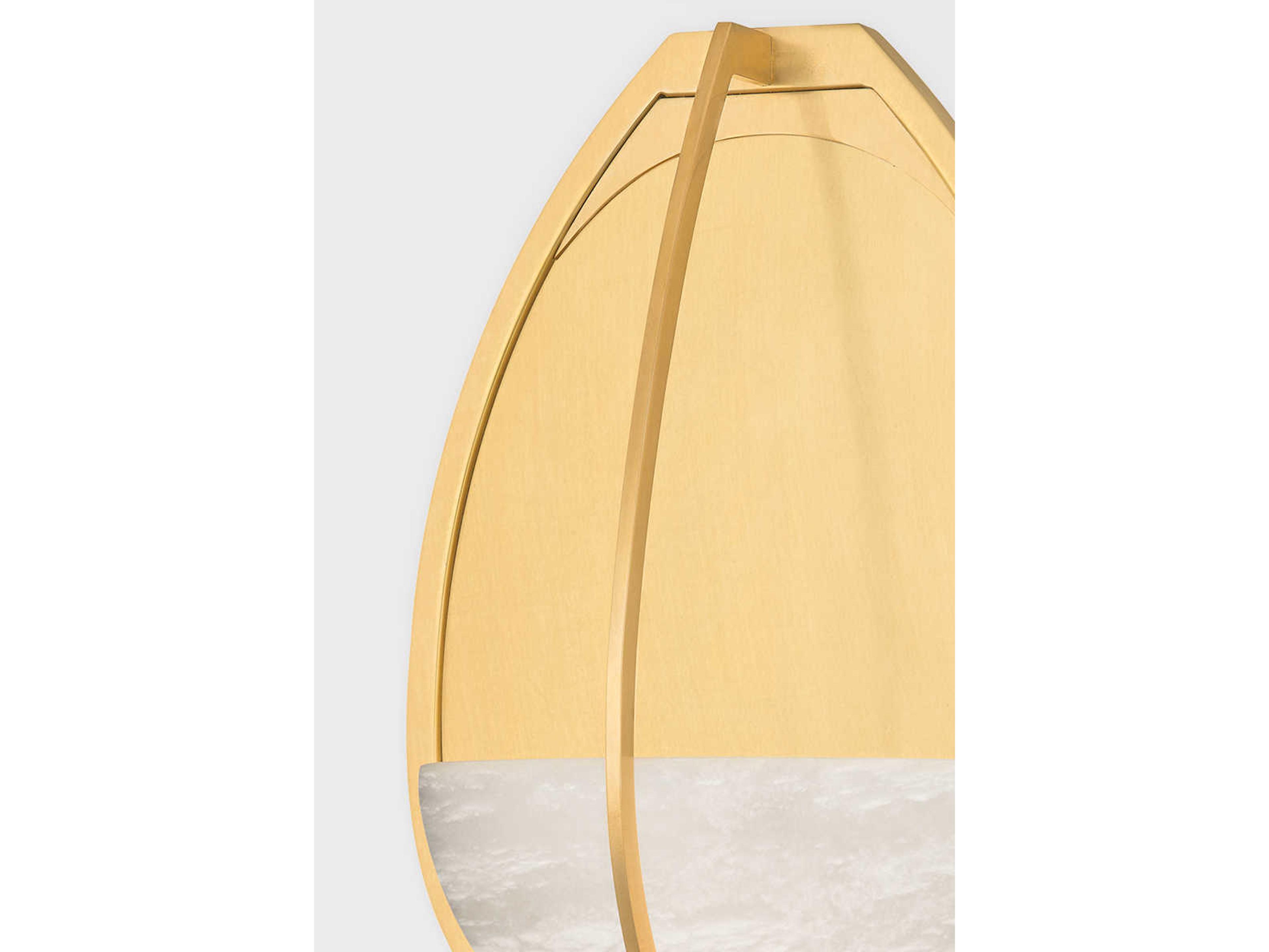 Hudson Valley Lloyd 1-Light Aged Brass LED Wall Sconce