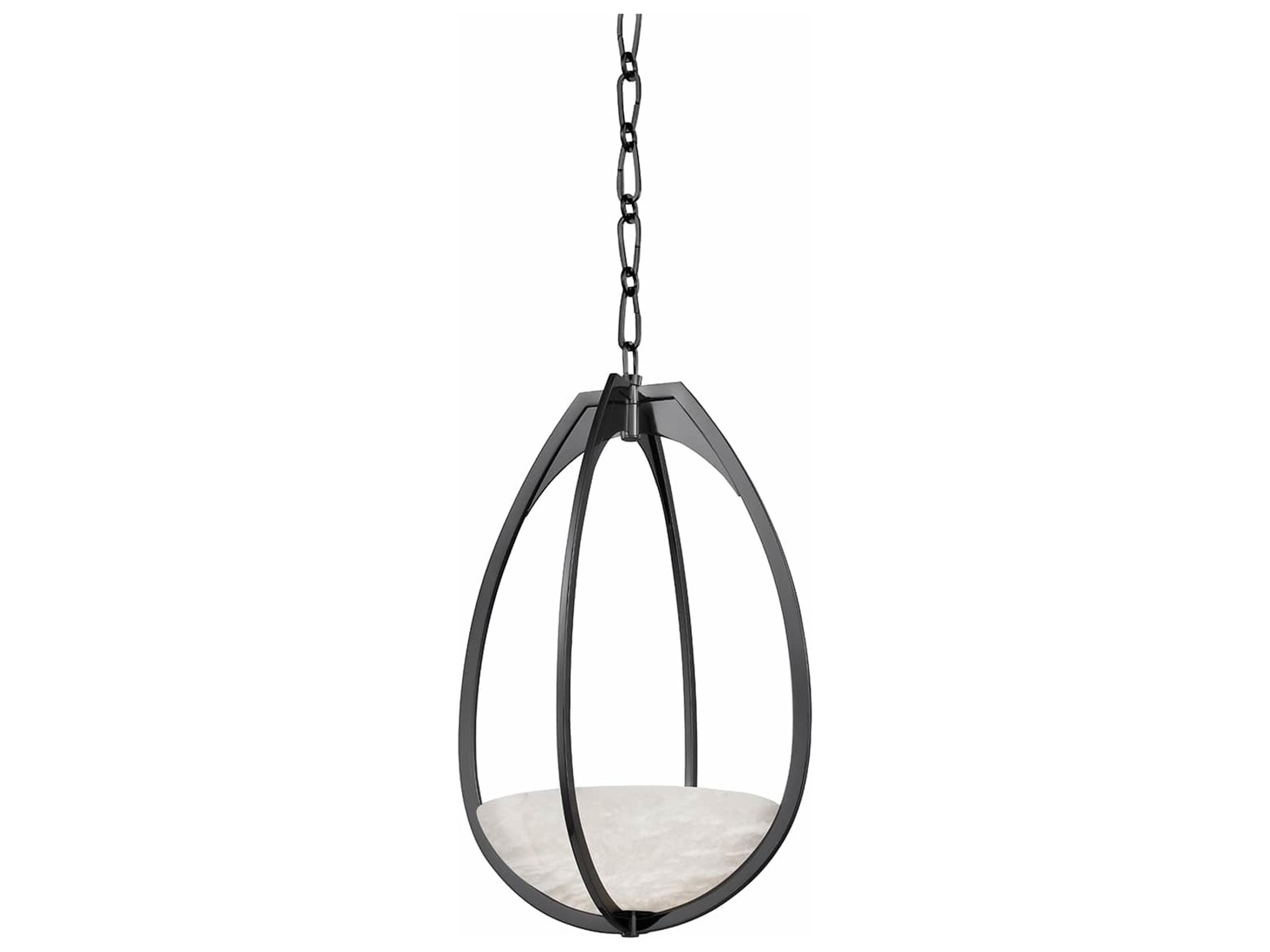 Lloyd 1-Light Black Nickel LED Pendant