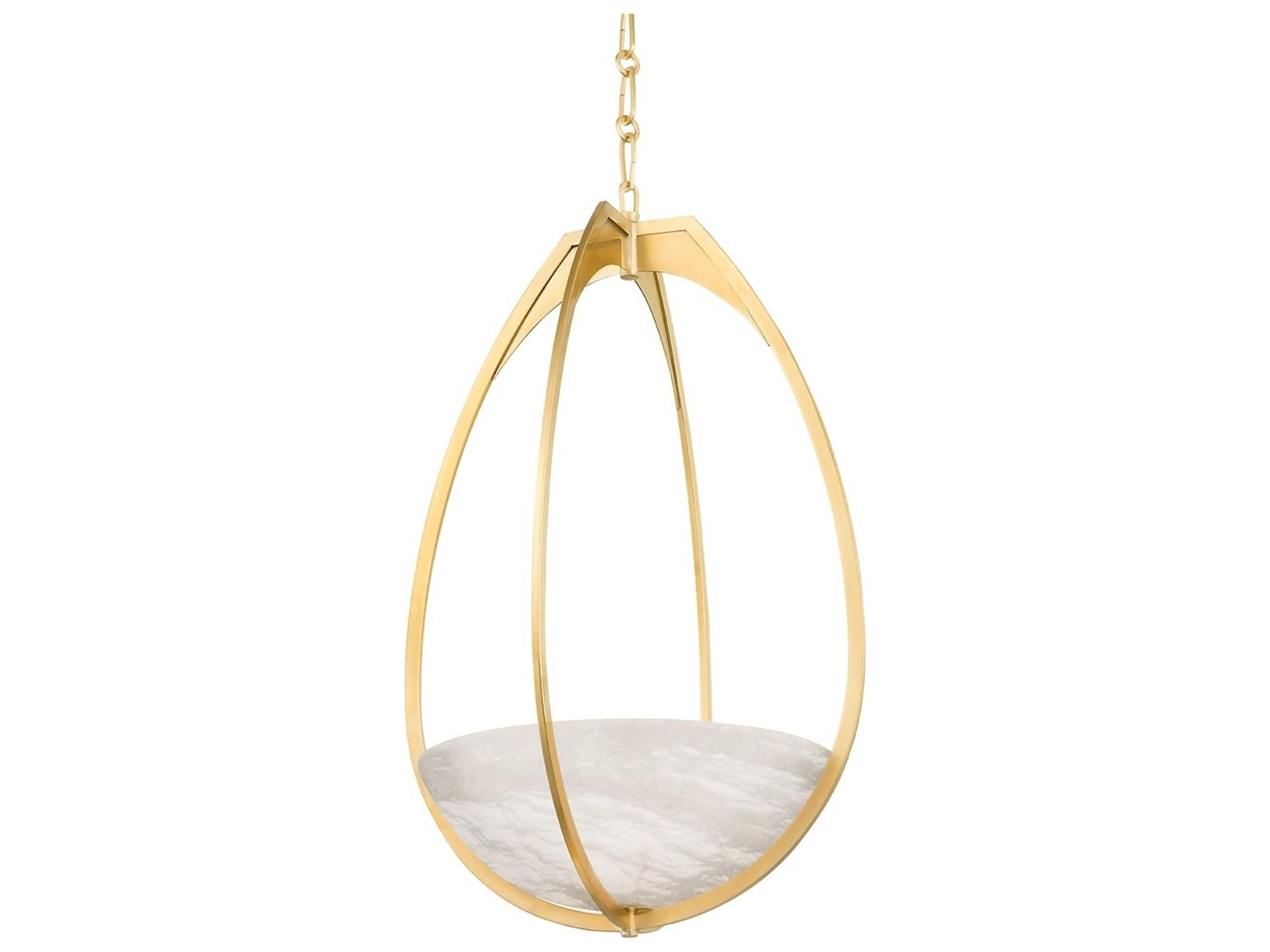 Lloyd 1-Light Aged Brass LED Pendant