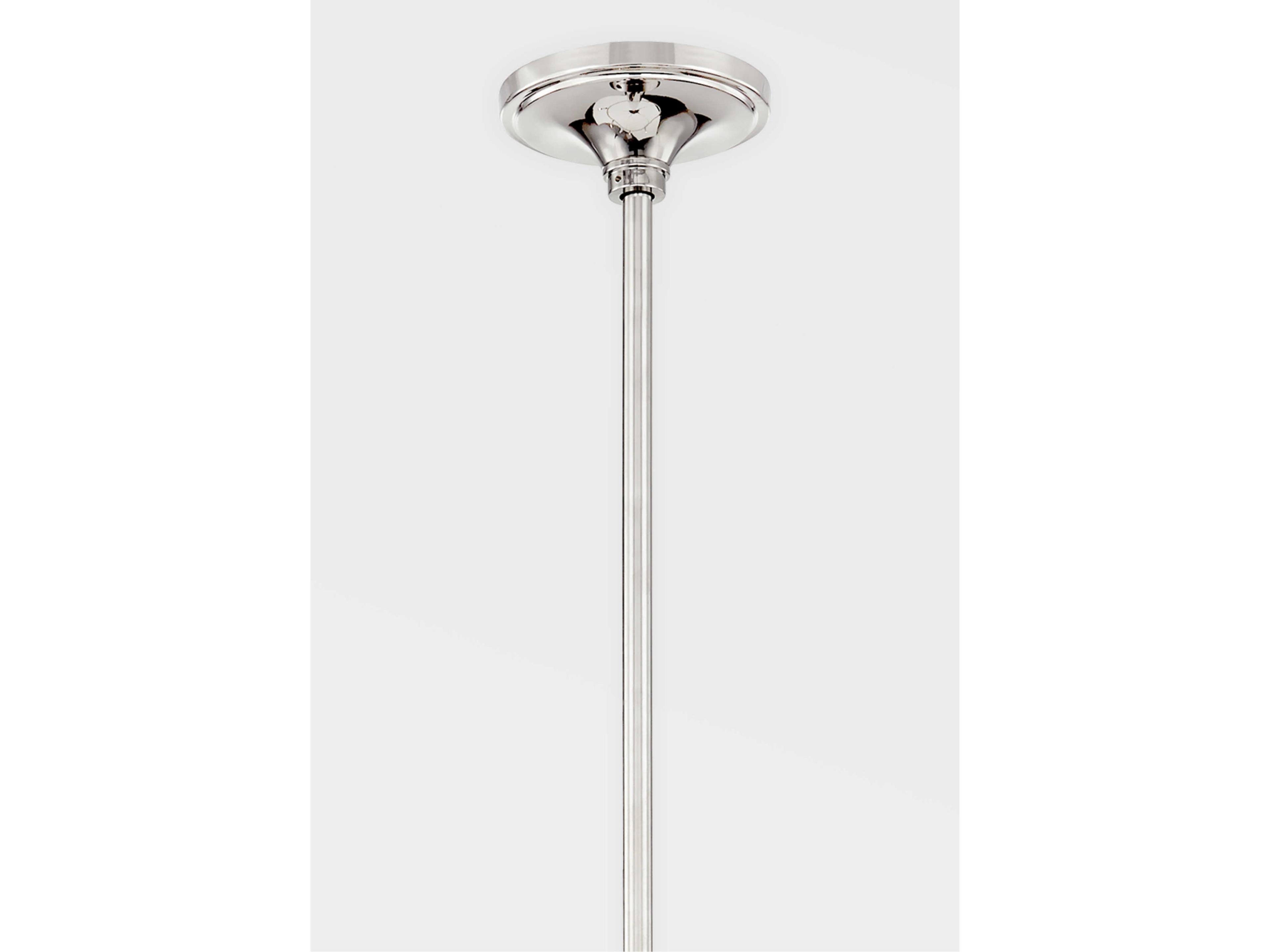 Hudson Valley Gates 6-Light Polished Nickel Candelabra Chandelier