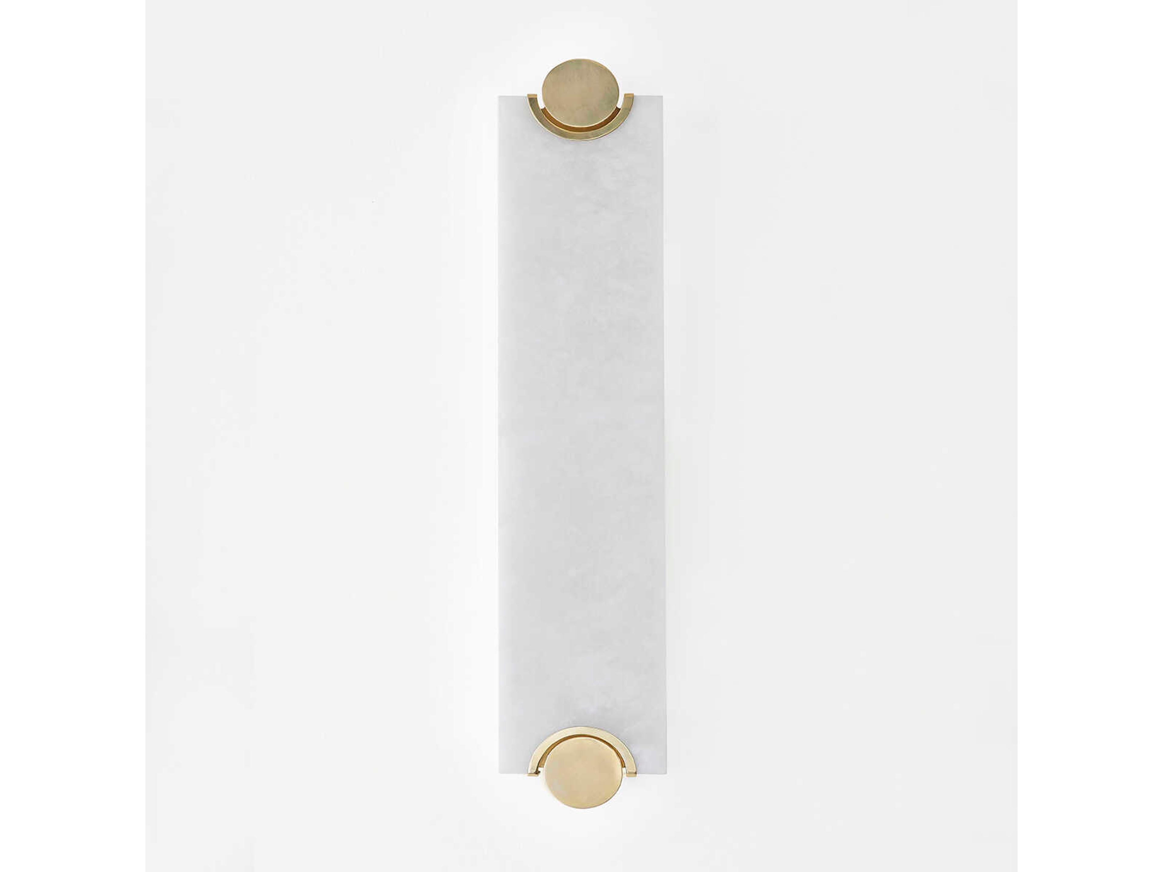 Hudson Valley Brant 1-Light Aged Brass Glass LED Wall Sconce