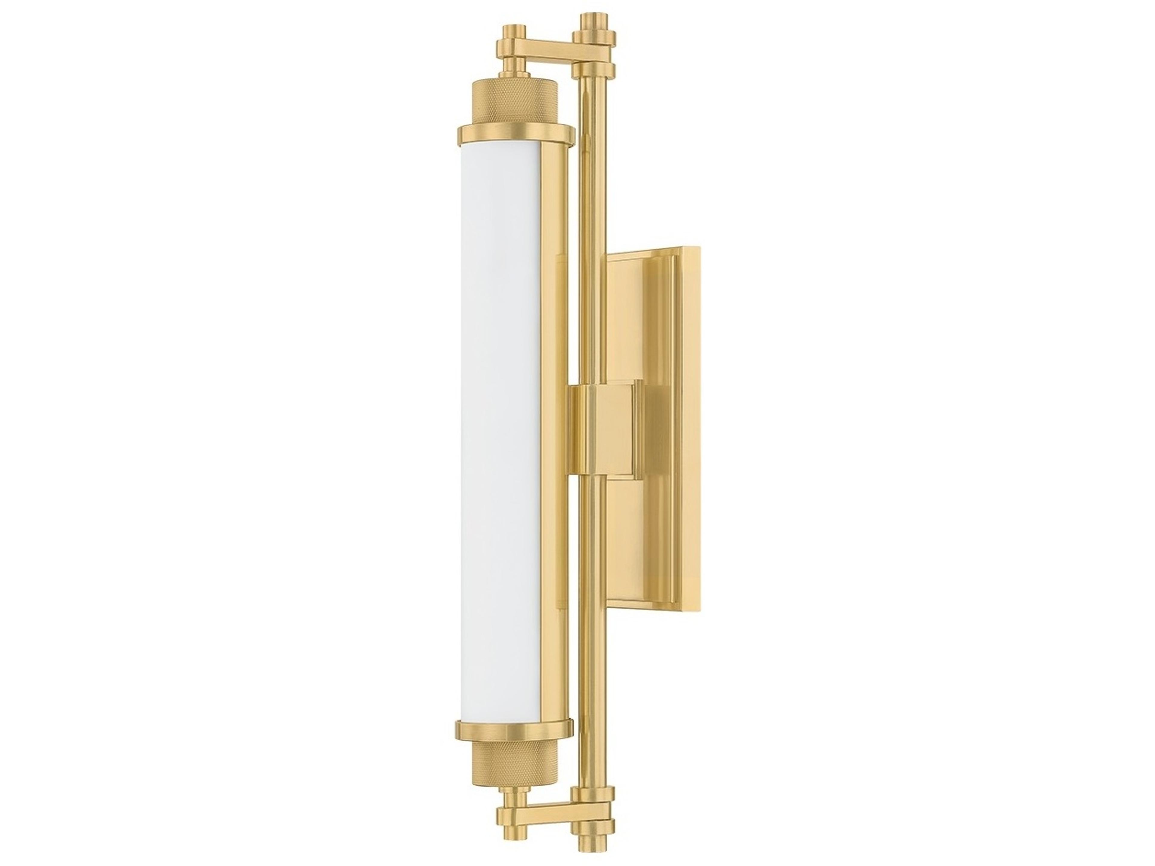Plandome 1-Light Aged Brass Vanity Light
